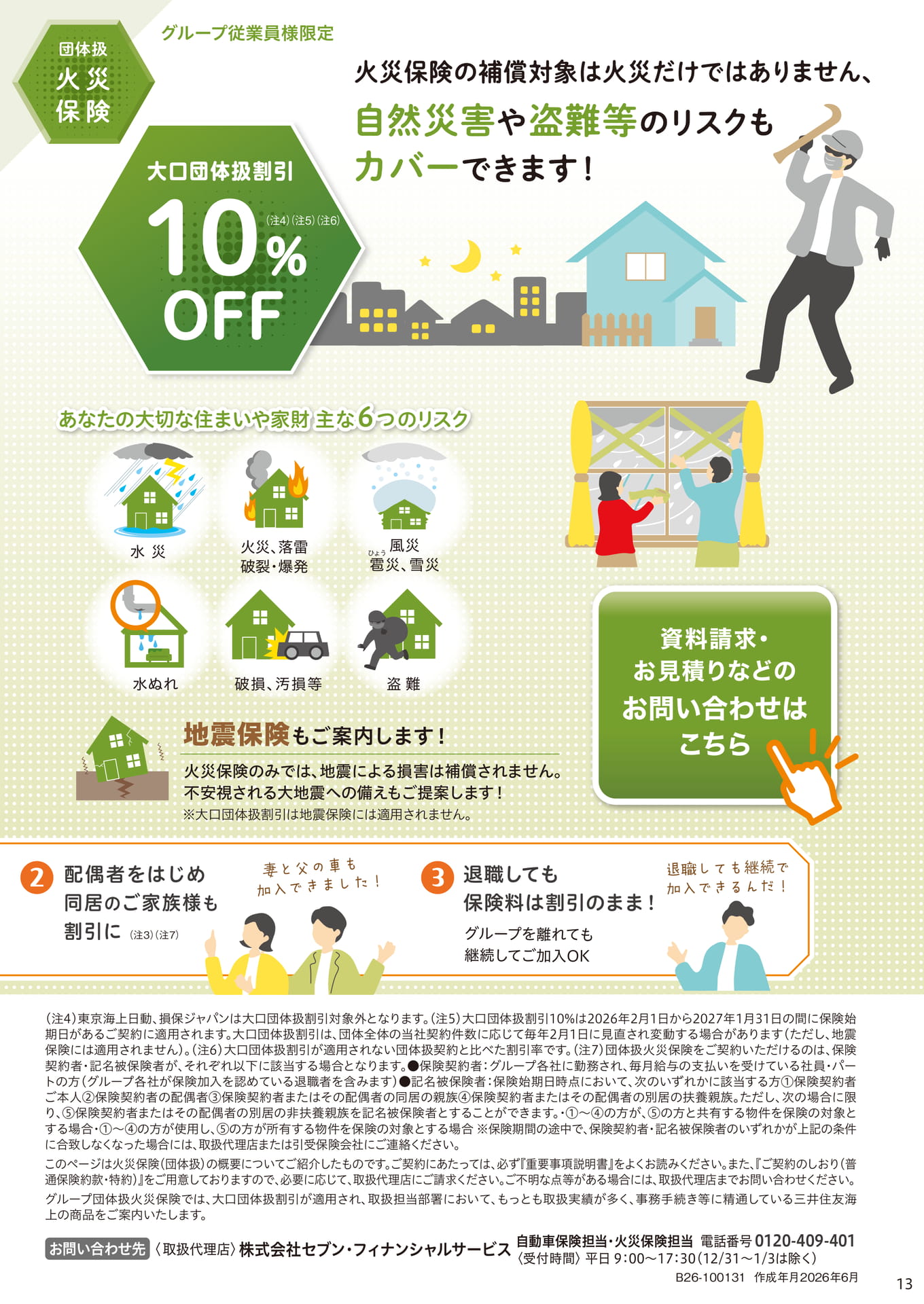 団体扱火災保険（13ページ目）