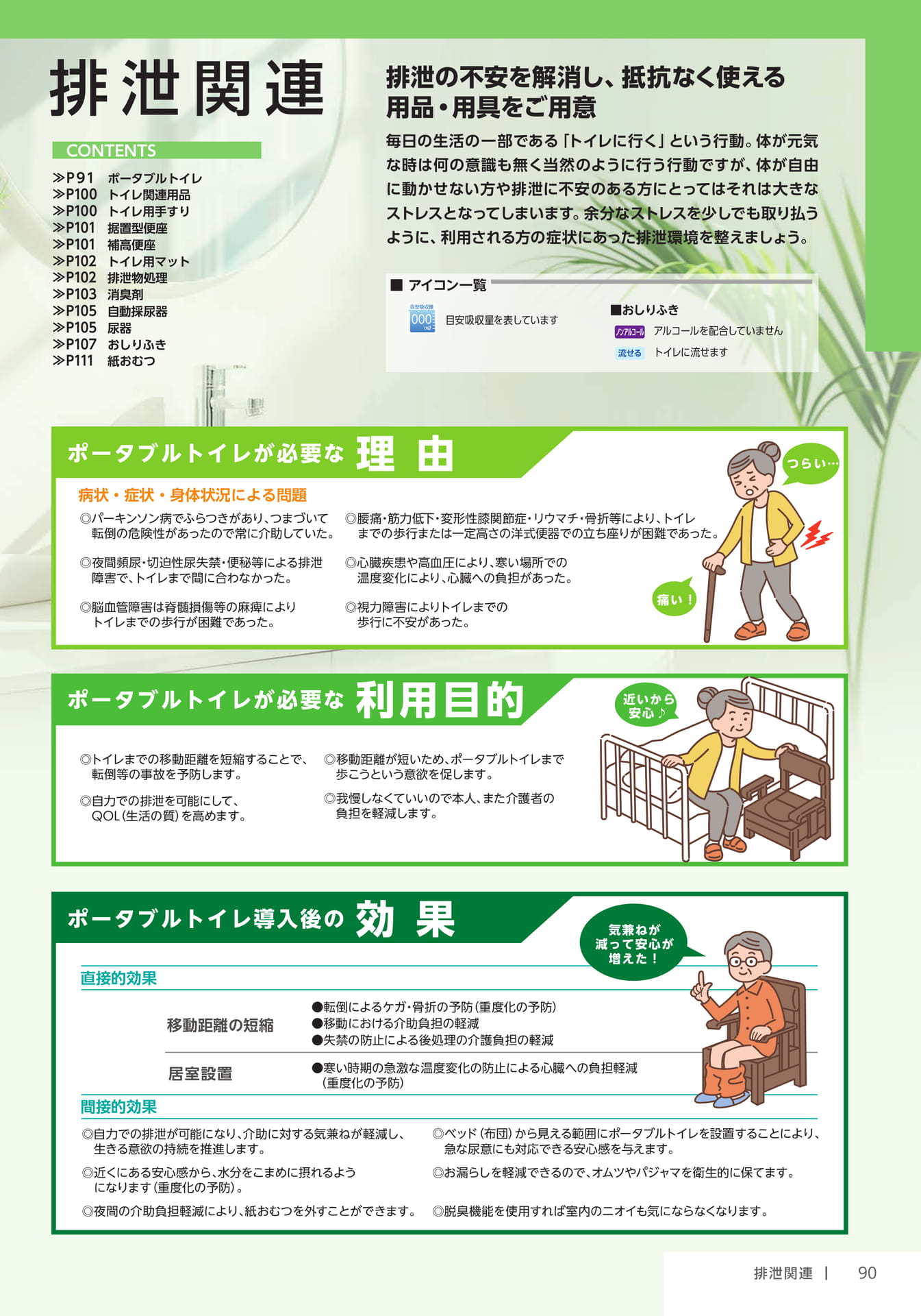 排泄関連用品の選び方(91ページ目)