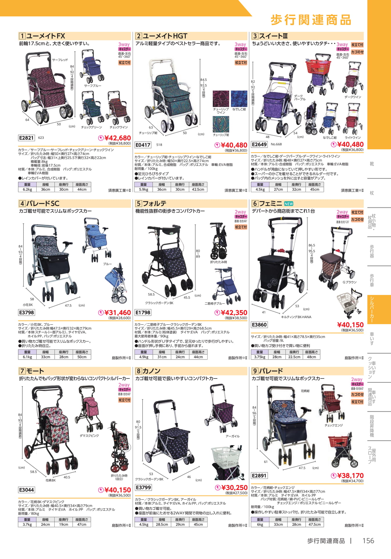 シルバーカー(157ページ目)