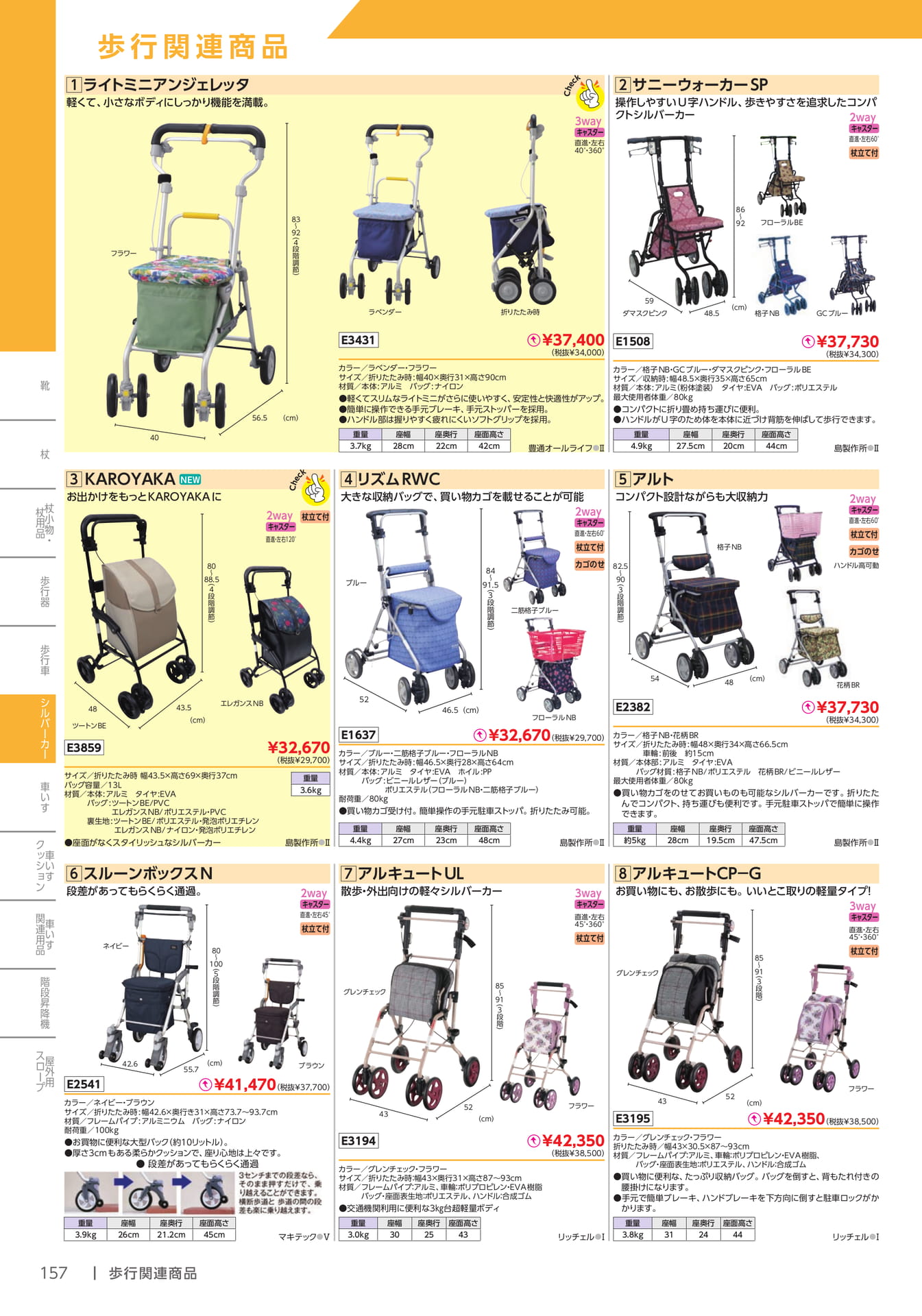 シルバーカー(158ページ目)