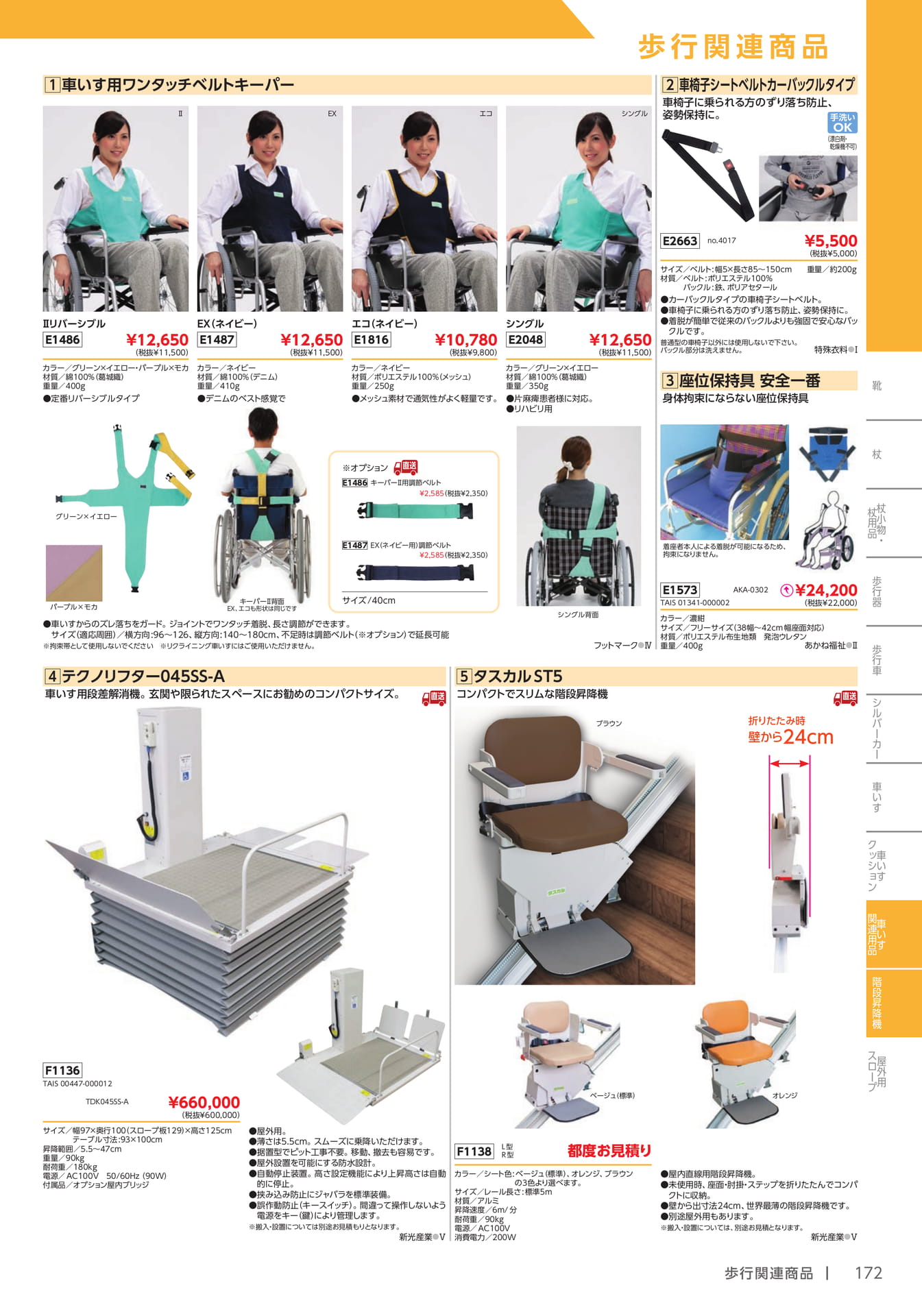 車いす関連用品(173ページ目)