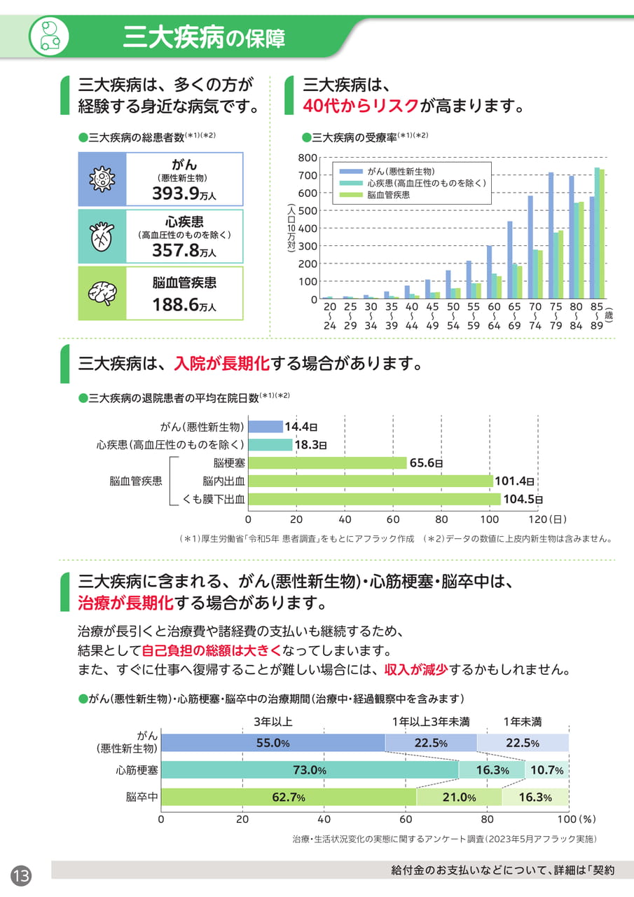 三大疾病の保障(14ページ目)