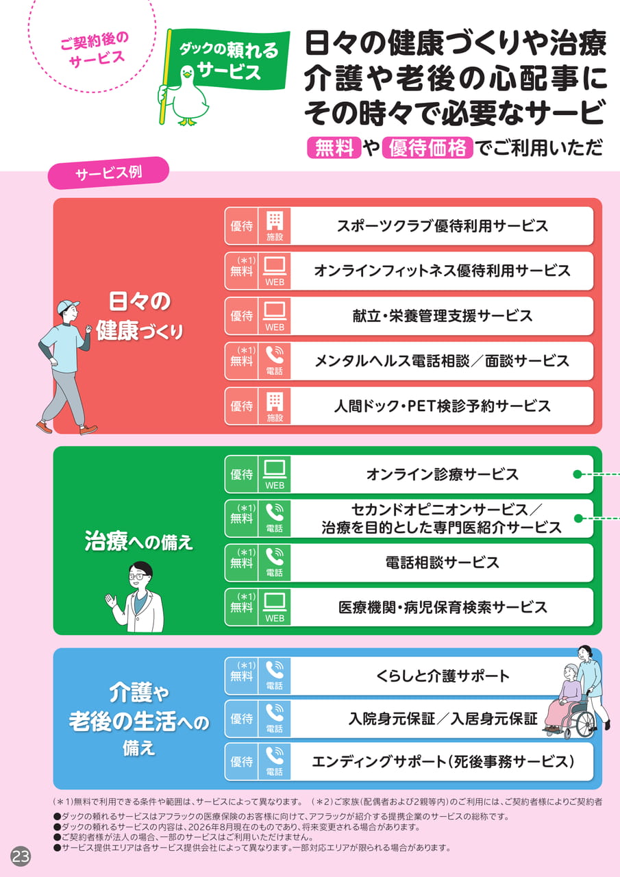 ご契約後のサービス一覧(24ページ目)