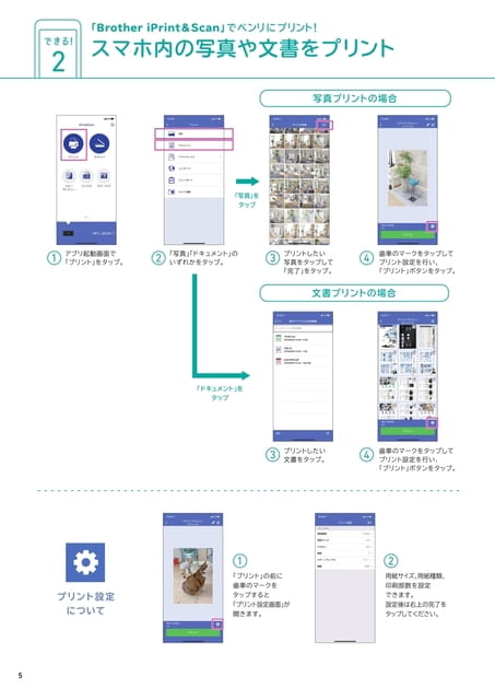 できる2 スマホ内の写真や文書をプリント（6ページ目）