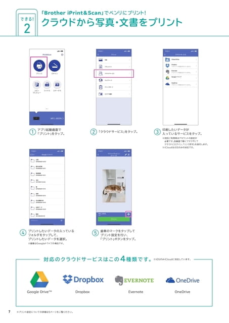 できる2 クラウドから写真・文書をプリント（8ページ目）