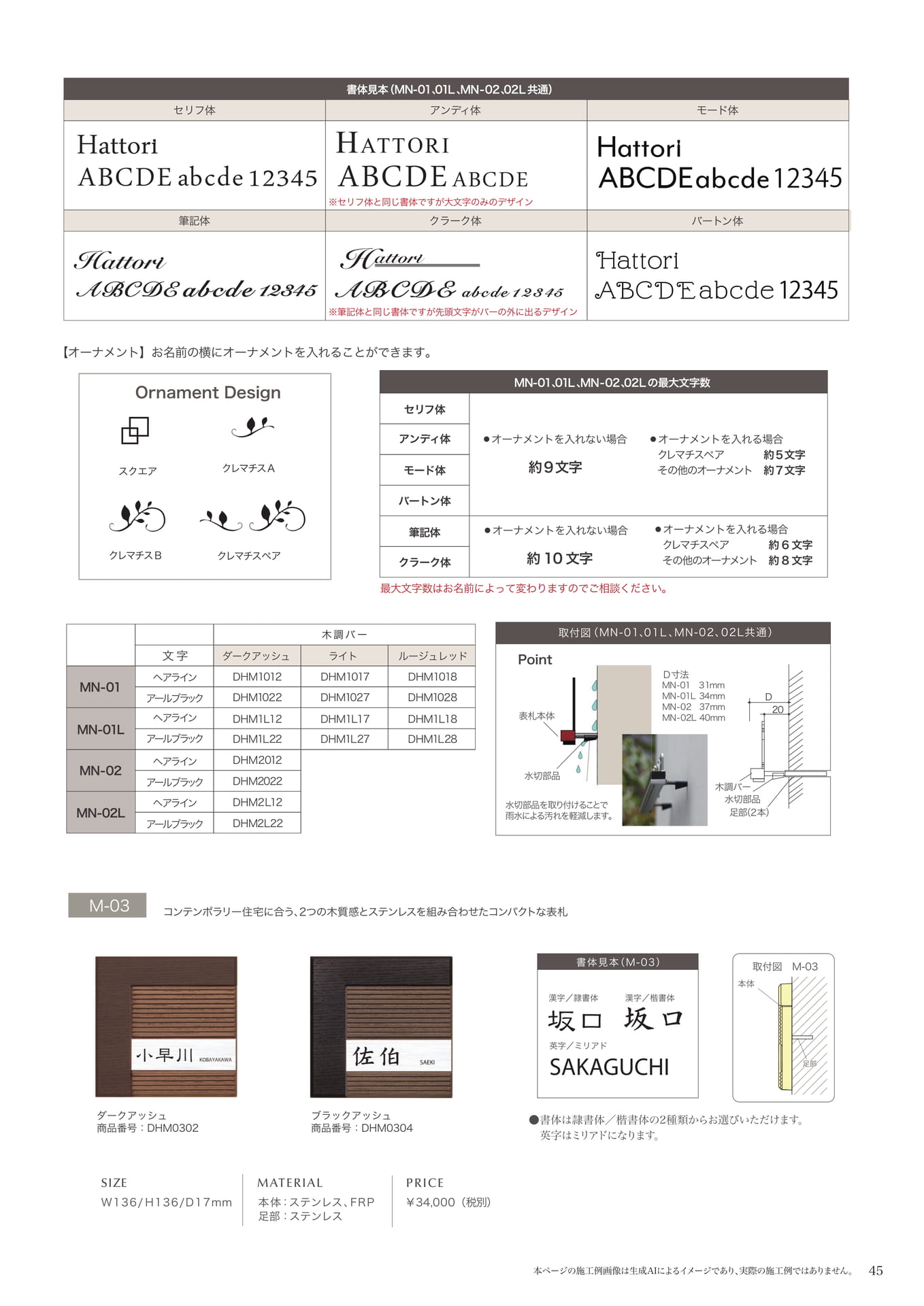 MNシリーズ製品一覧（47ページ目）