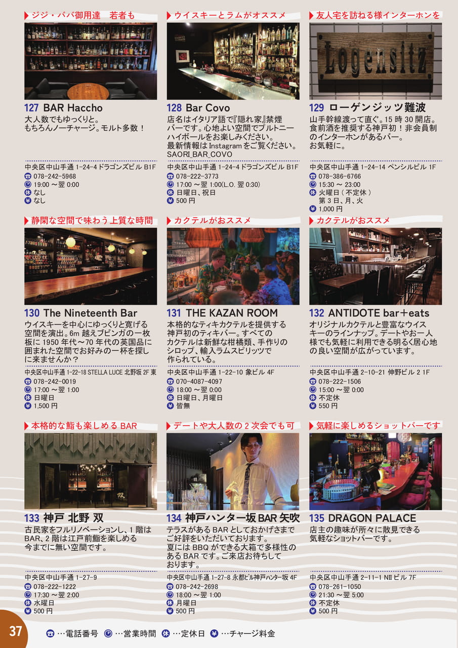 37 三宮エリア【D】店舗紹介(38ページ目)