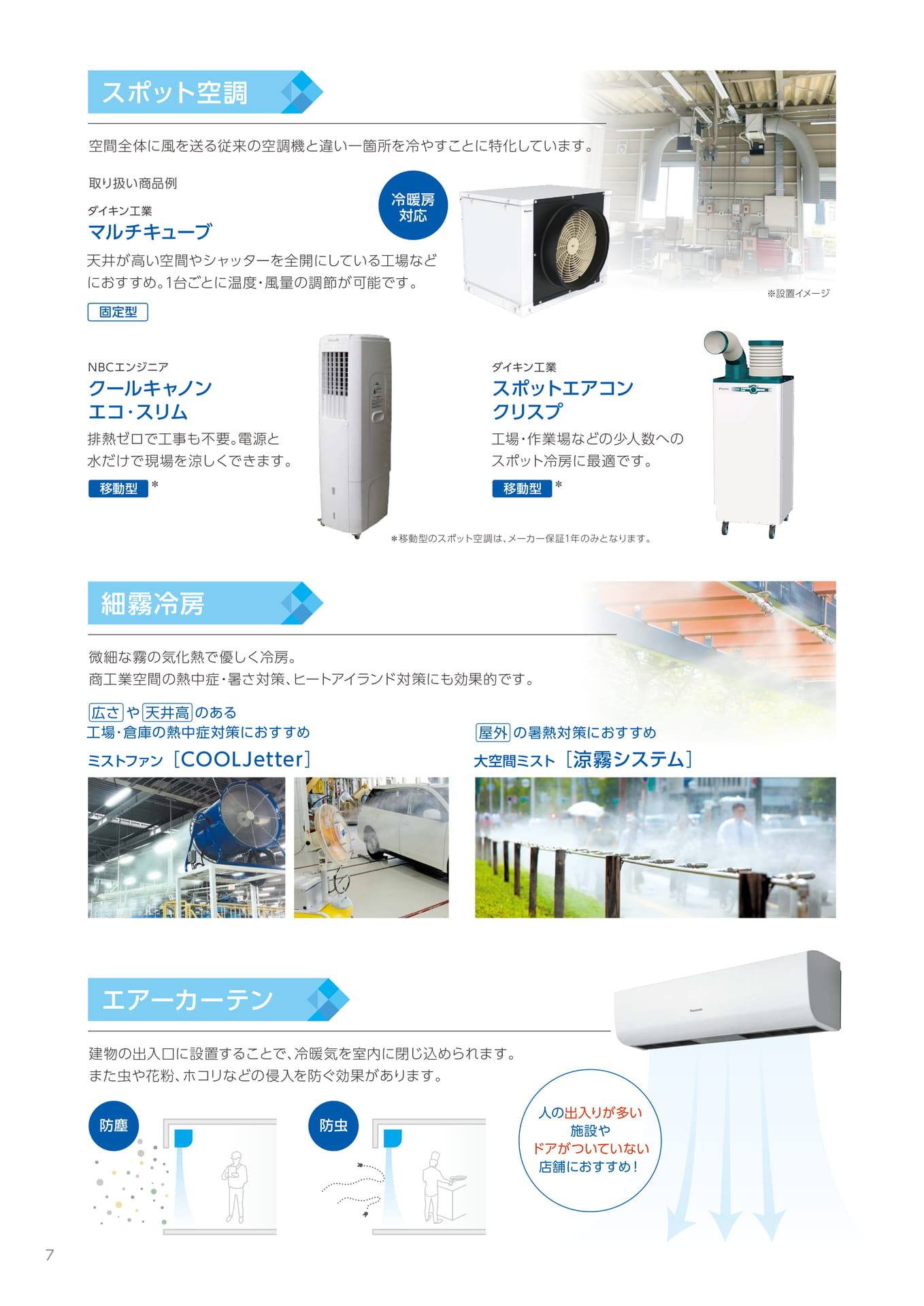 スポット空調・ミストファン(8ページ目)