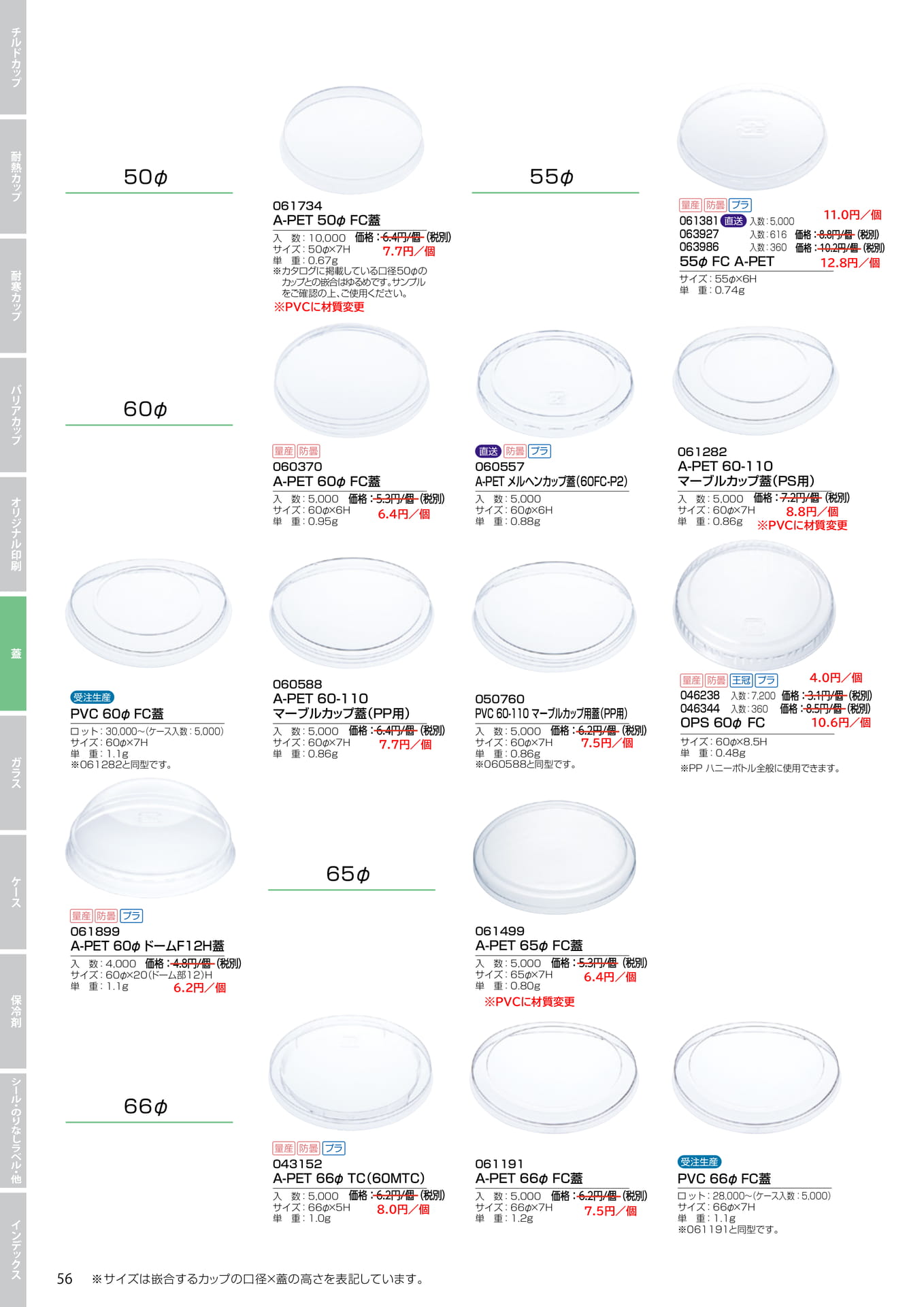 蓋 50-65φ(62ページ目)