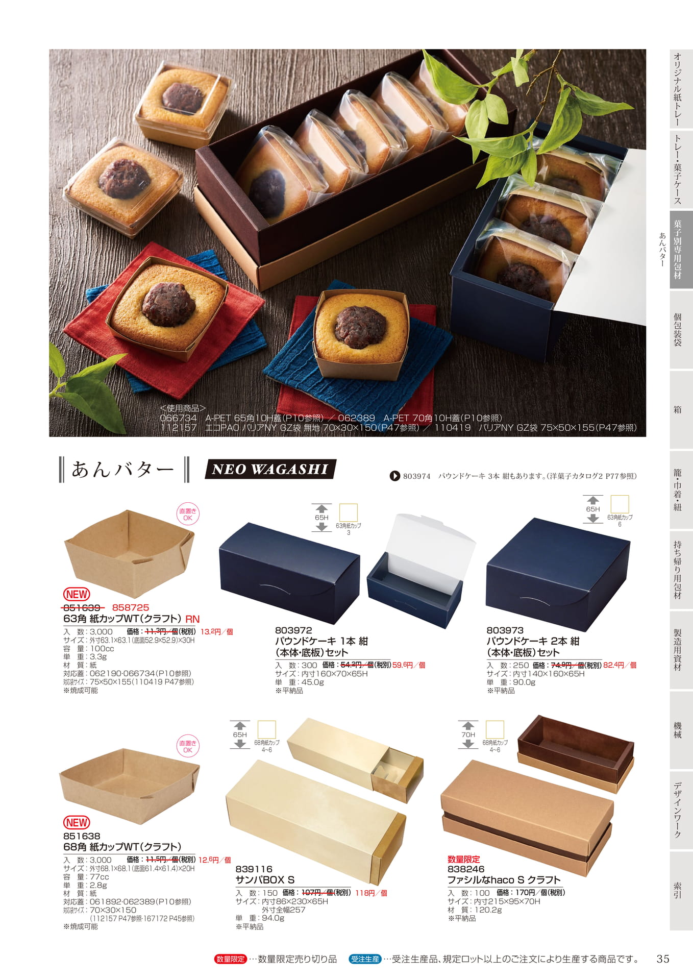 あんバター用カップ・箱(37ページ目)