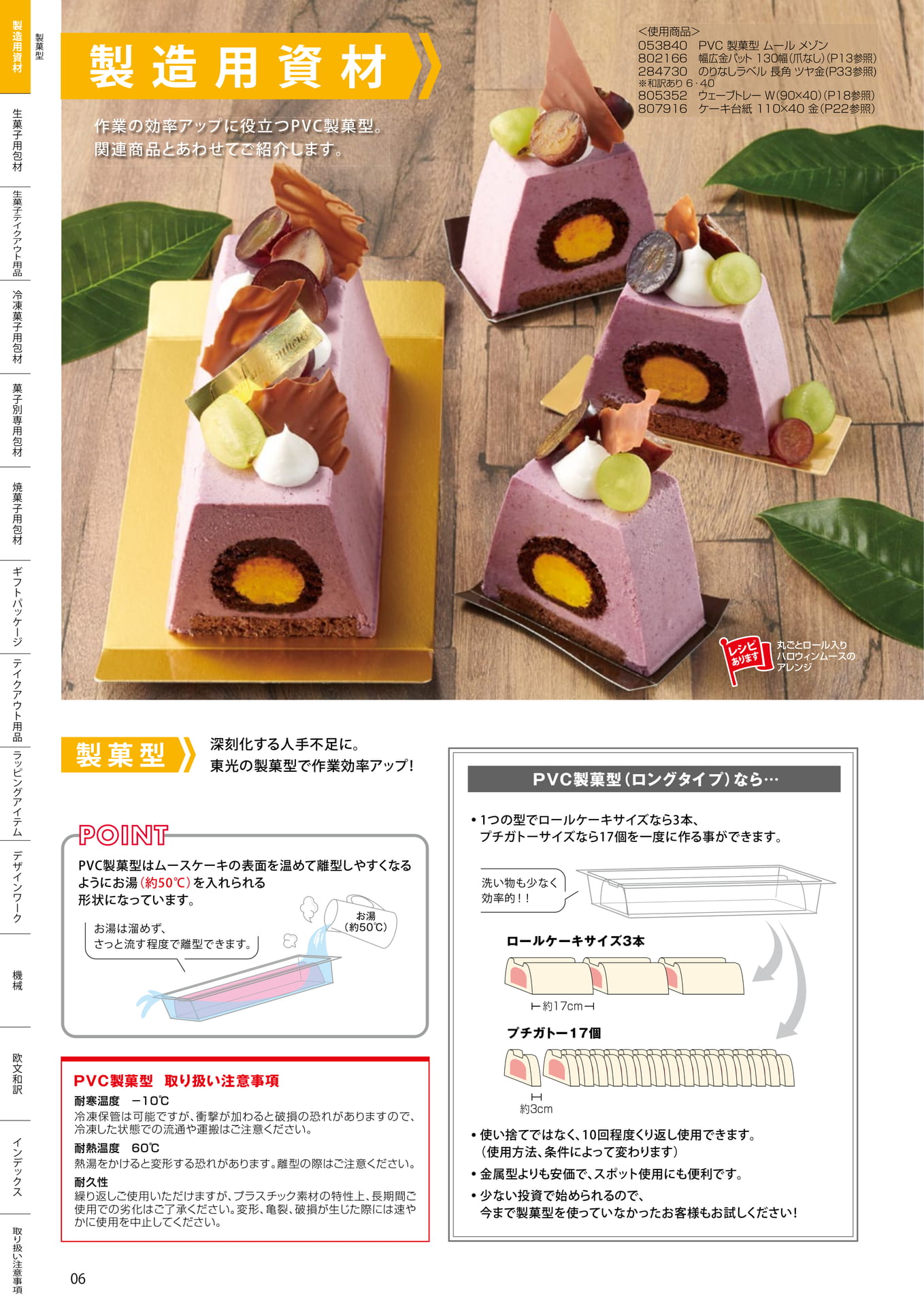 PVC製菓型(6ページ目)