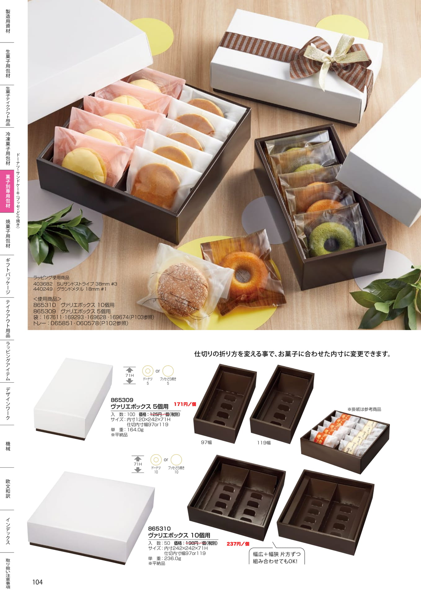 ドーナツ・サンドケーキ(104ページ目)