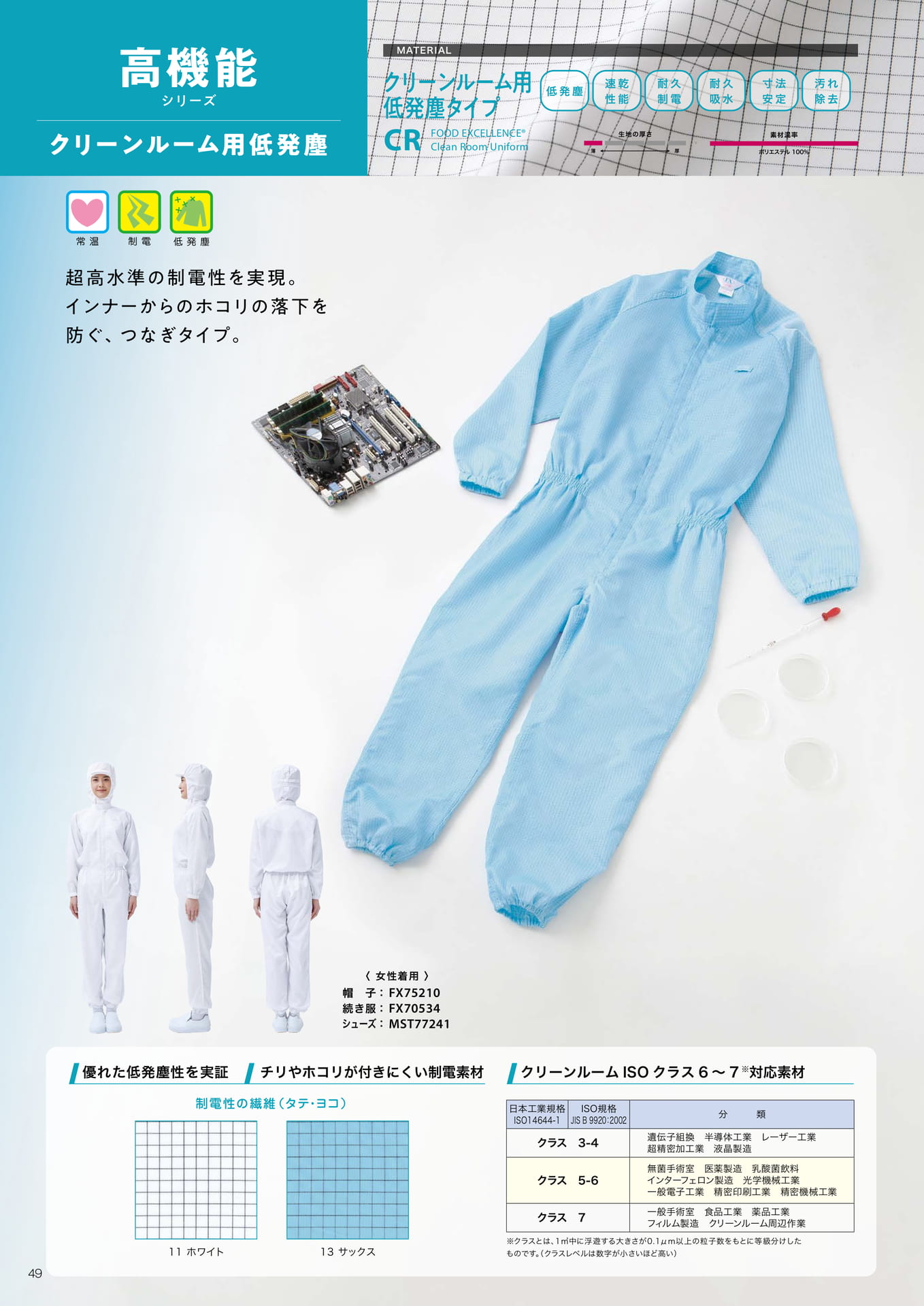 クリーンルーム用低発塵 CR(50ページ目)
