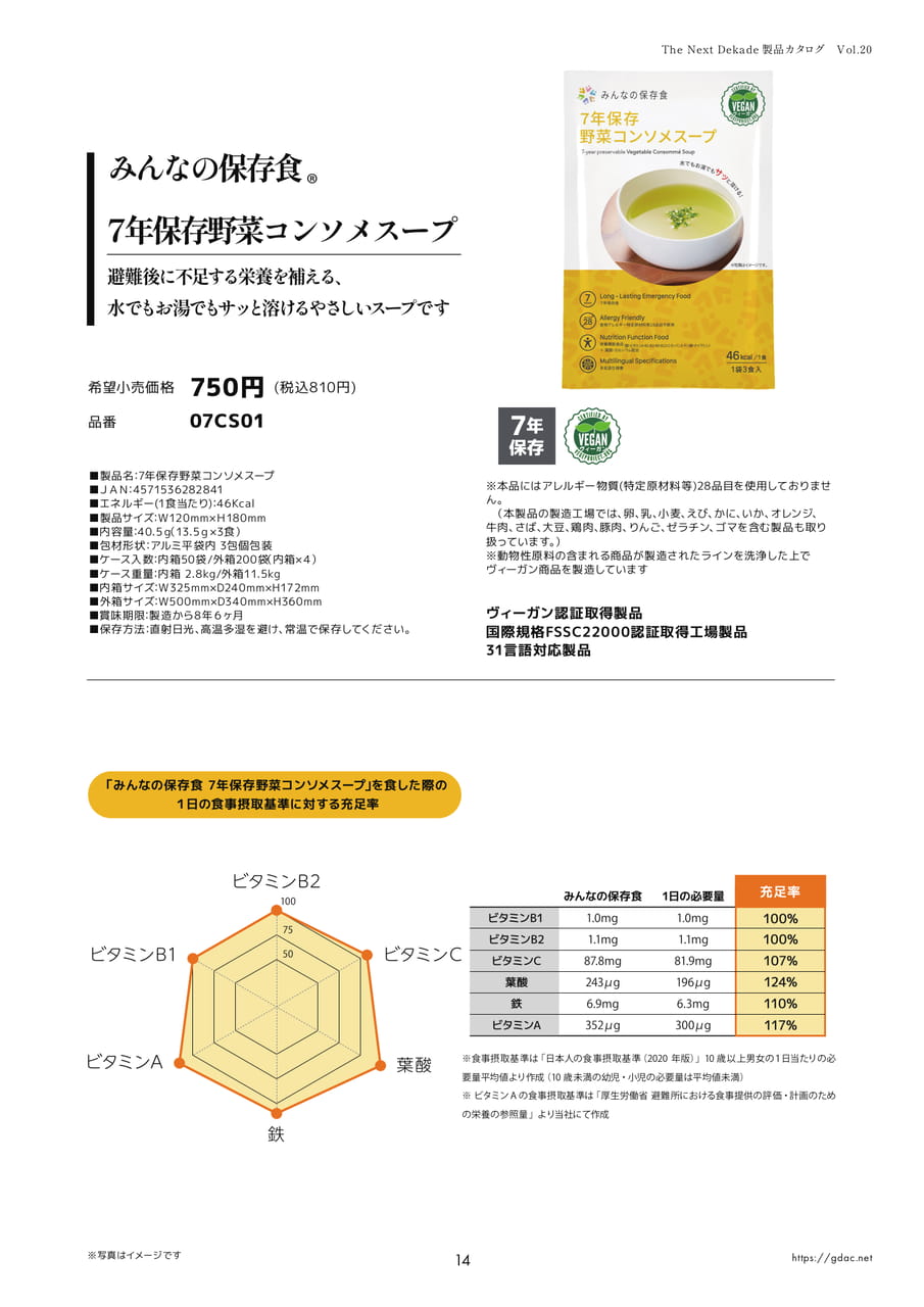 7年保存野菜コンソメスープ（17ページ目）