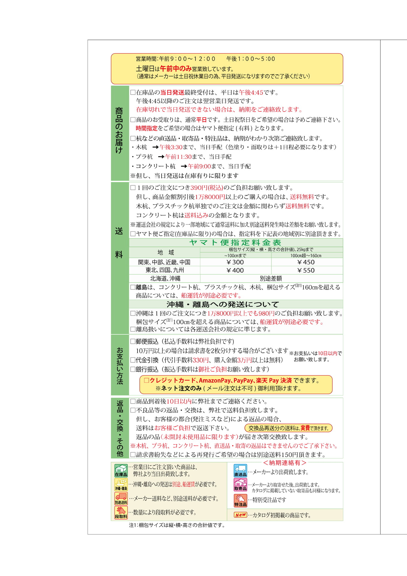 ご利用案内（2ページ目）