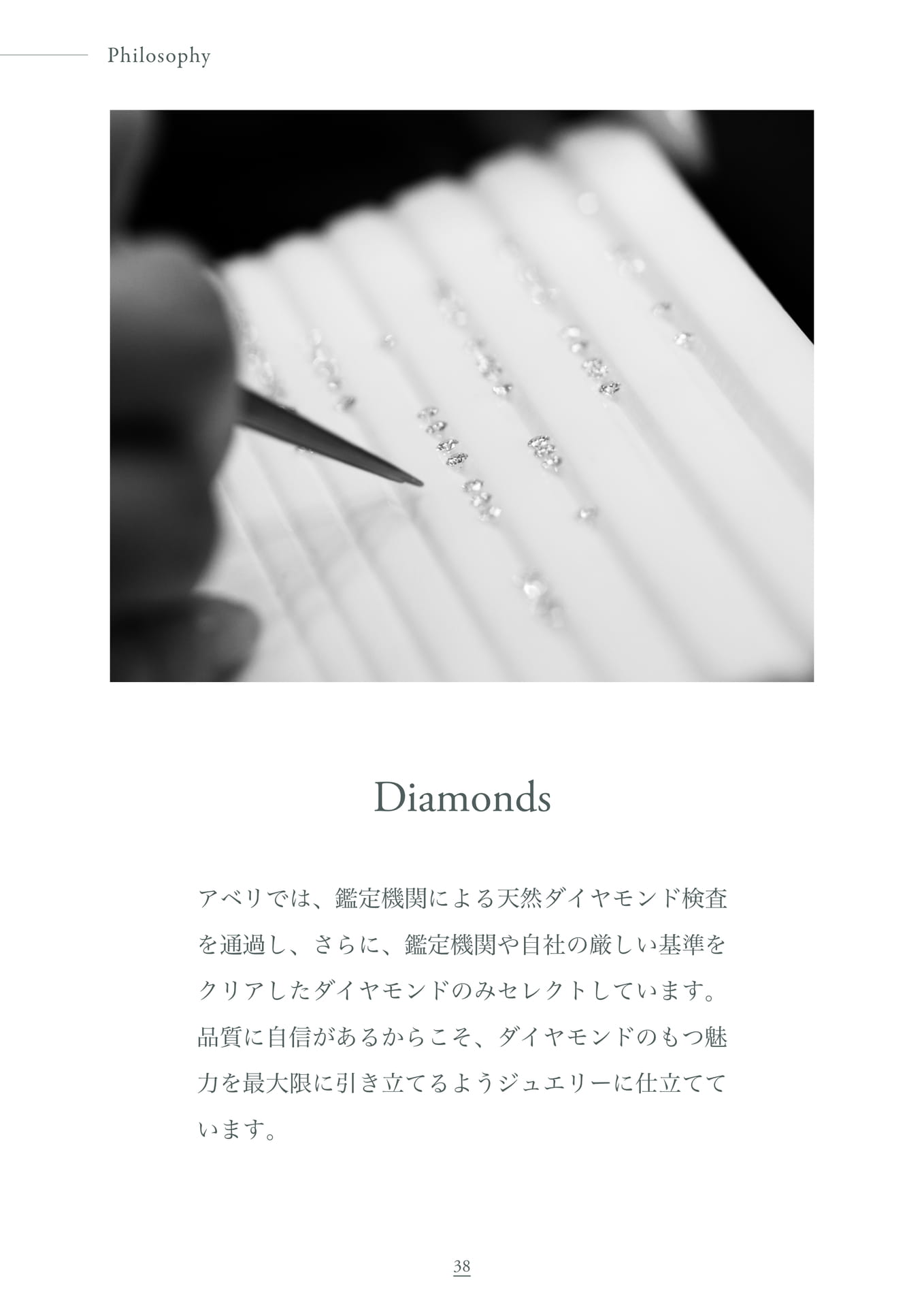 Philosophy / Material (Diamonds)（38ページ目）