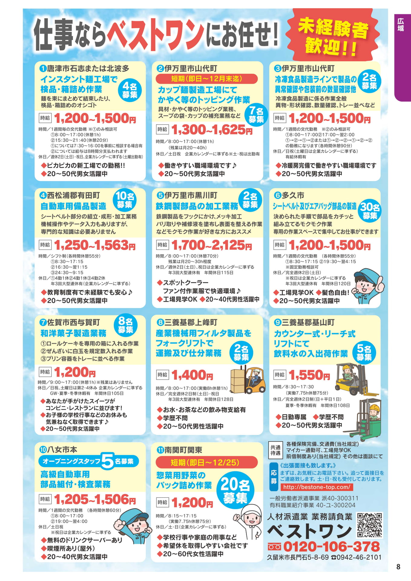 ベストワンのお仕事情報(9ページ目)
