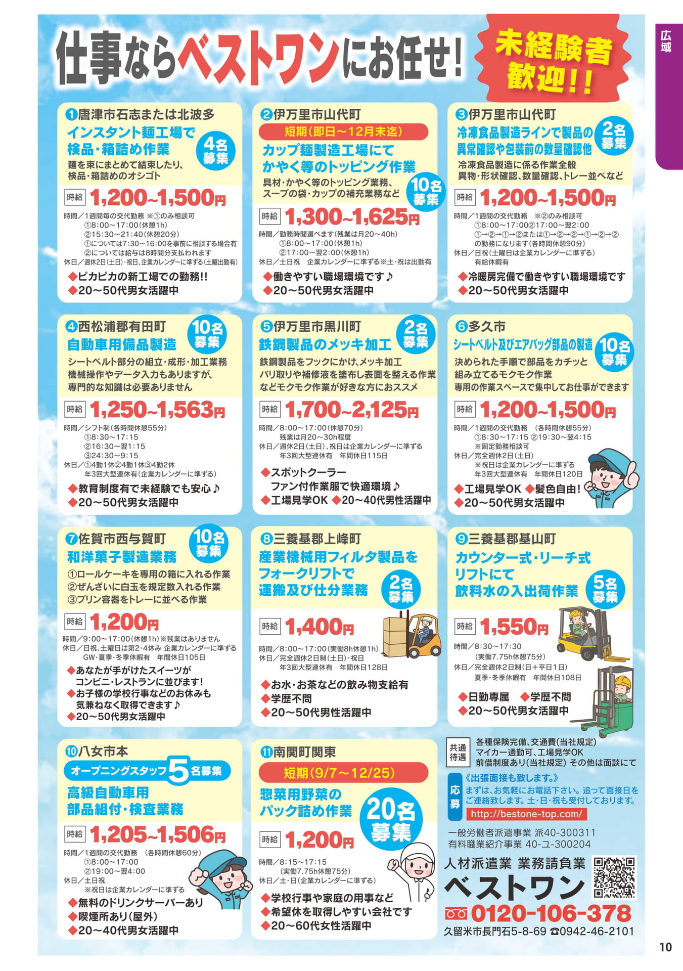ベストワンのお仕事情報(11ページ目)