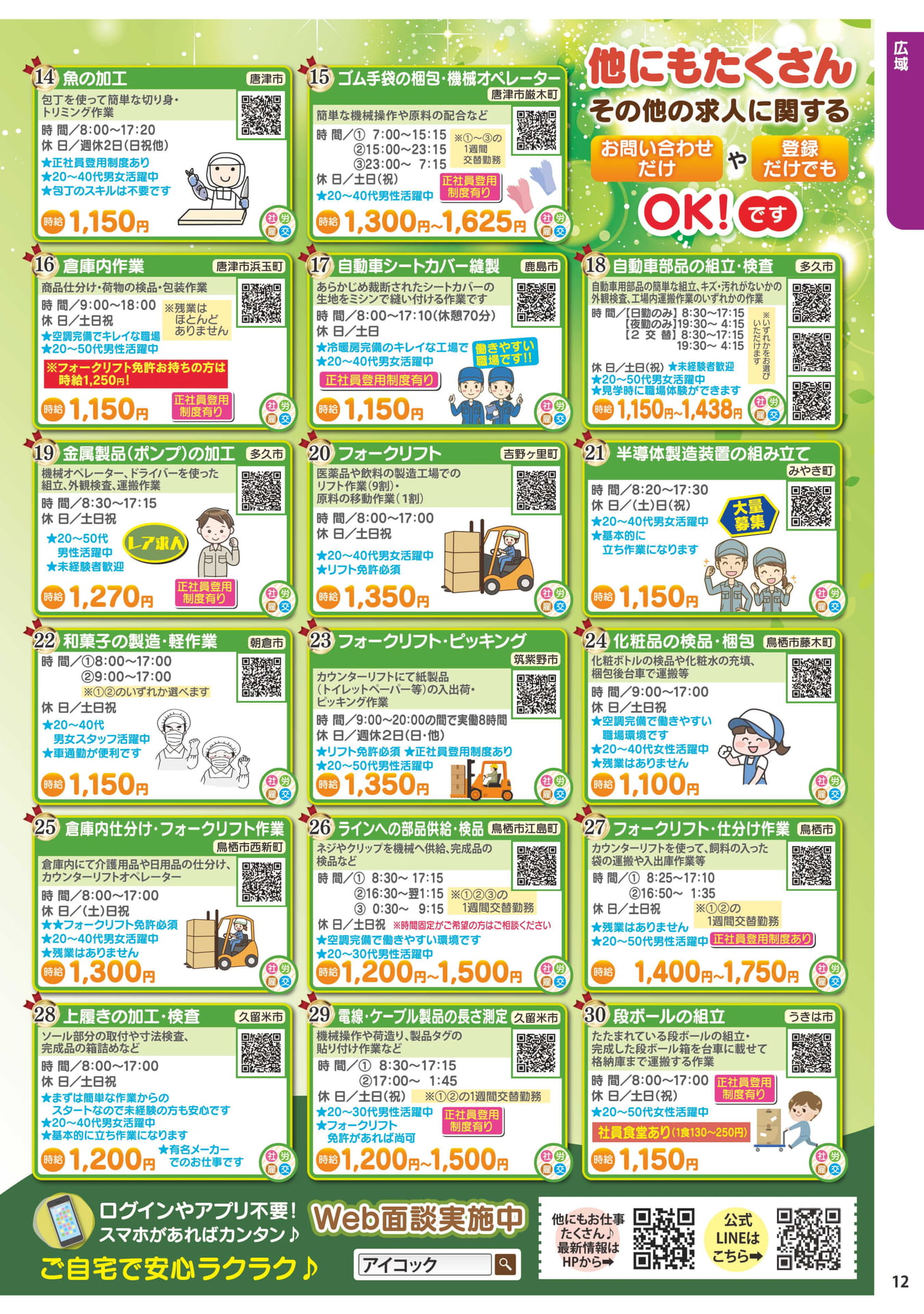 製造・加工・倉庫内作業スタッフ募集(13ページ目)