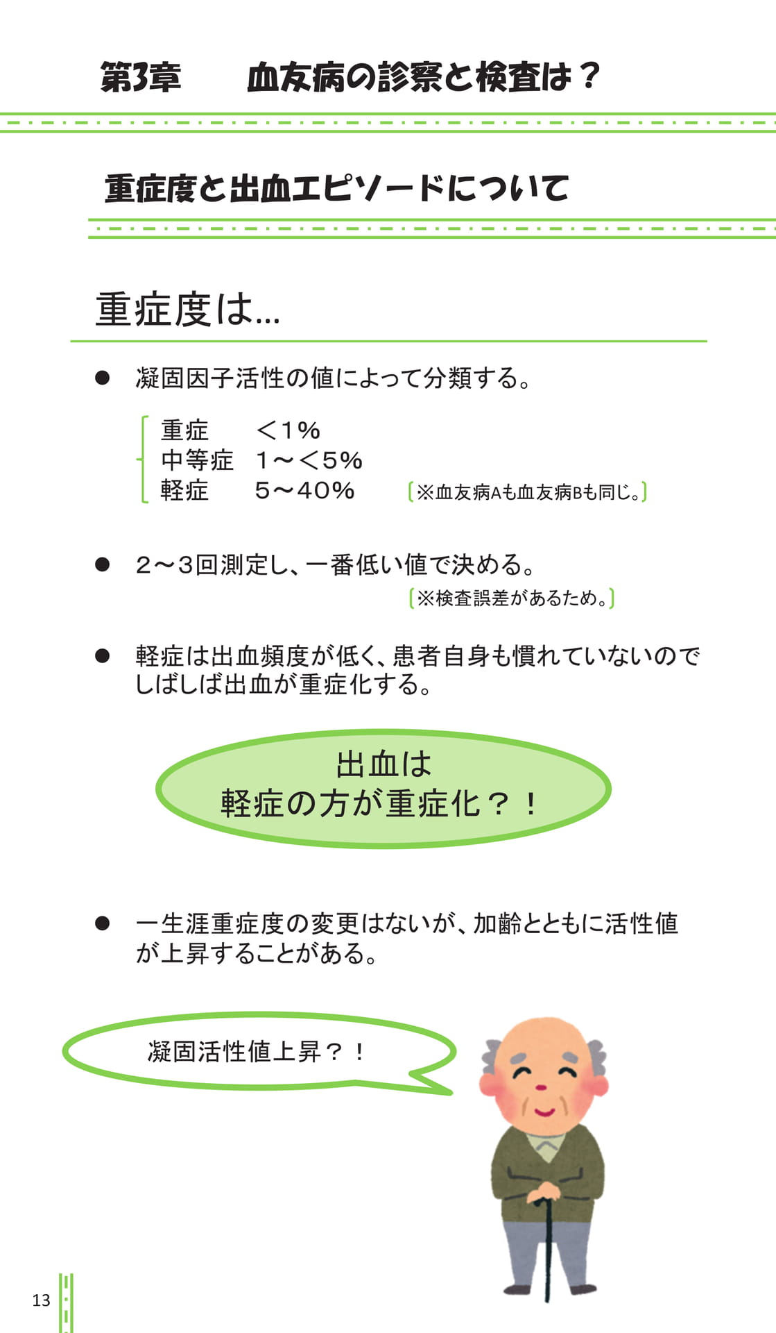 第3章 血友病の診察と検査は?(18ページ目)