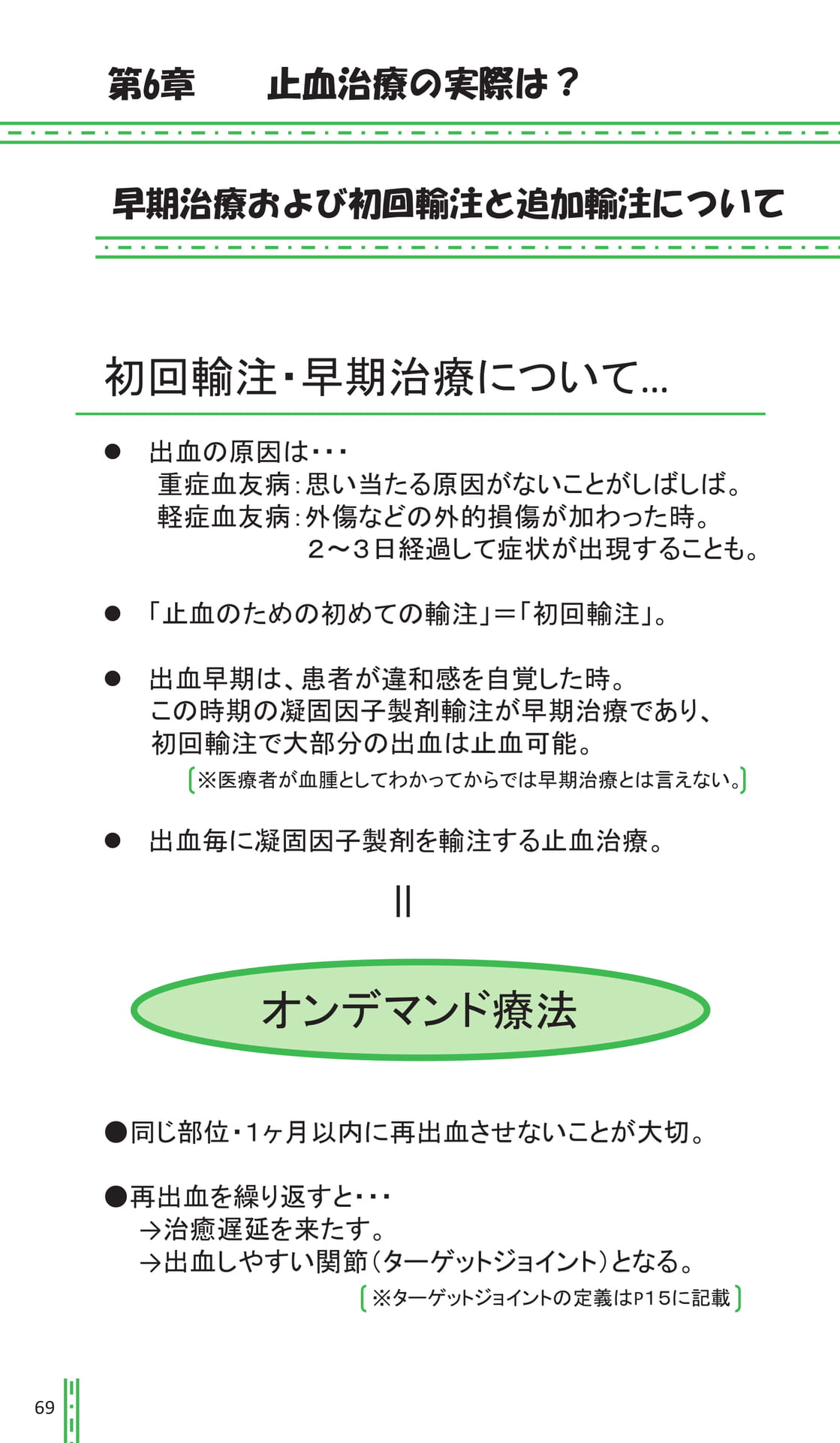 第6章 止血治療の実際は?(74ページ目)