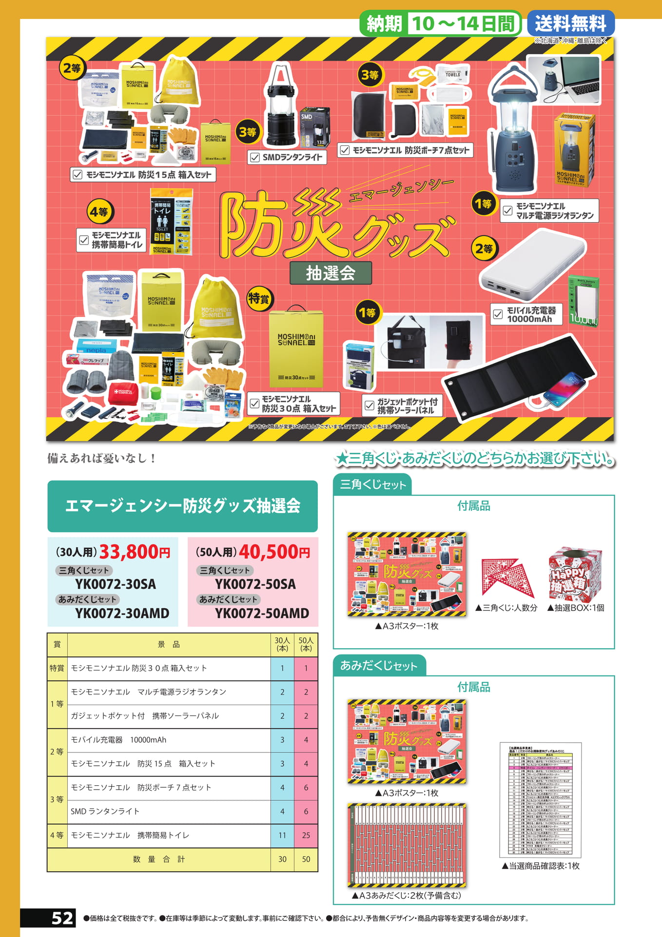 防災グッズ抽選会（52ページ目）