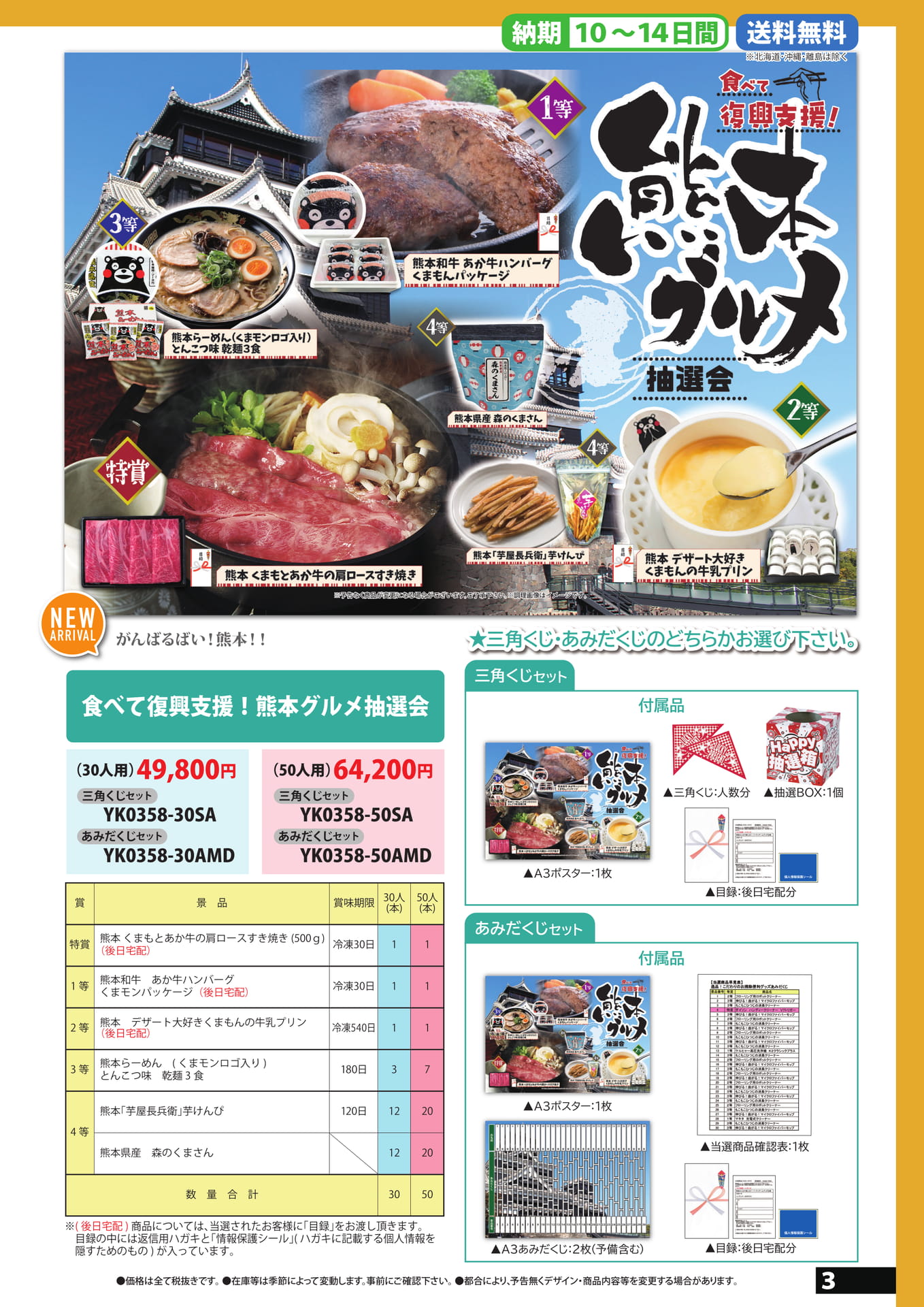 熊本グルメ抽選会（3ページ目）