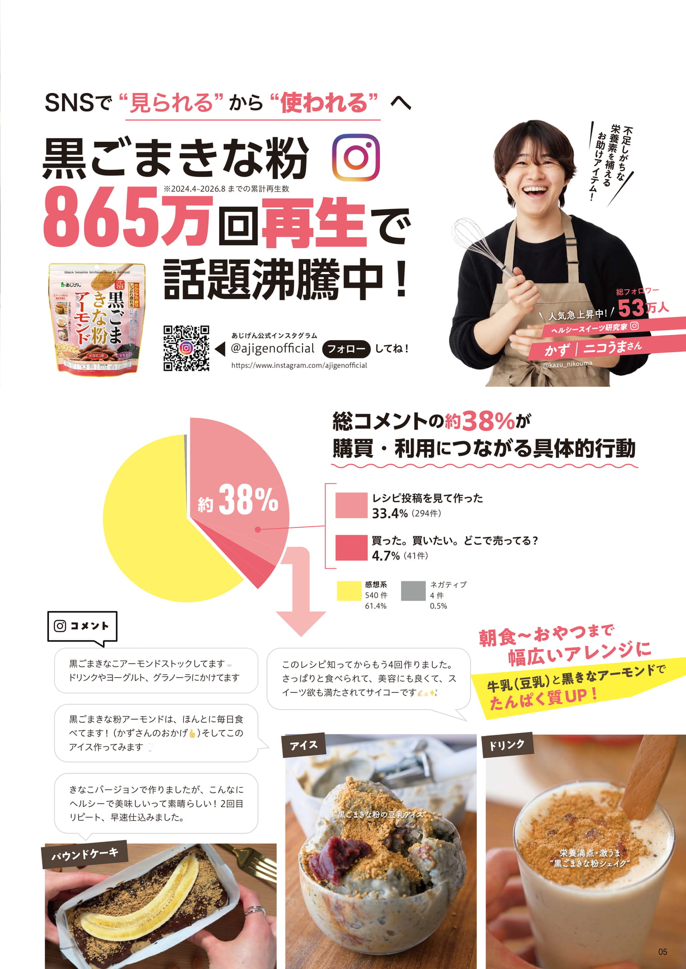 黒ごまきな粉のアレンジレシピ（5ページ目）