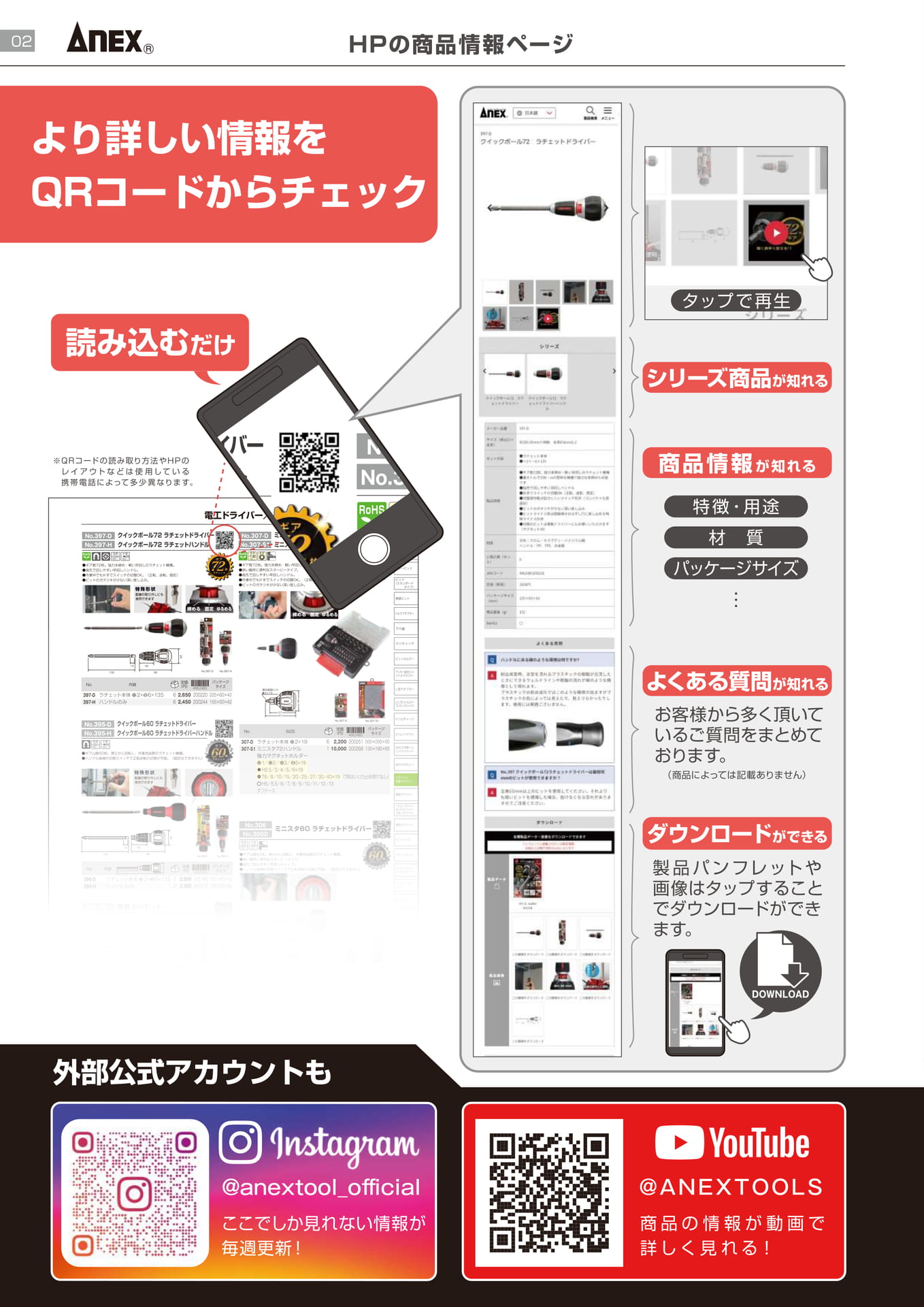 ＨＰの商品情報ページ		（4ページ目）