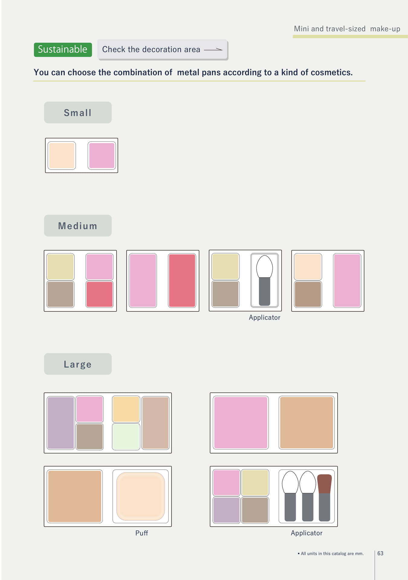 Mini and travel-sized make-up(63ページ目)