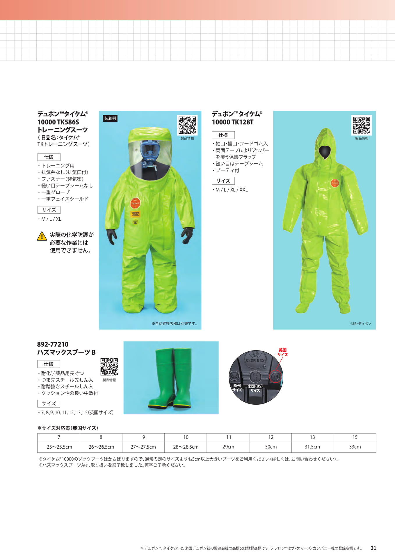 P31：デュポン™タイケム®10000 他（31ページ目）