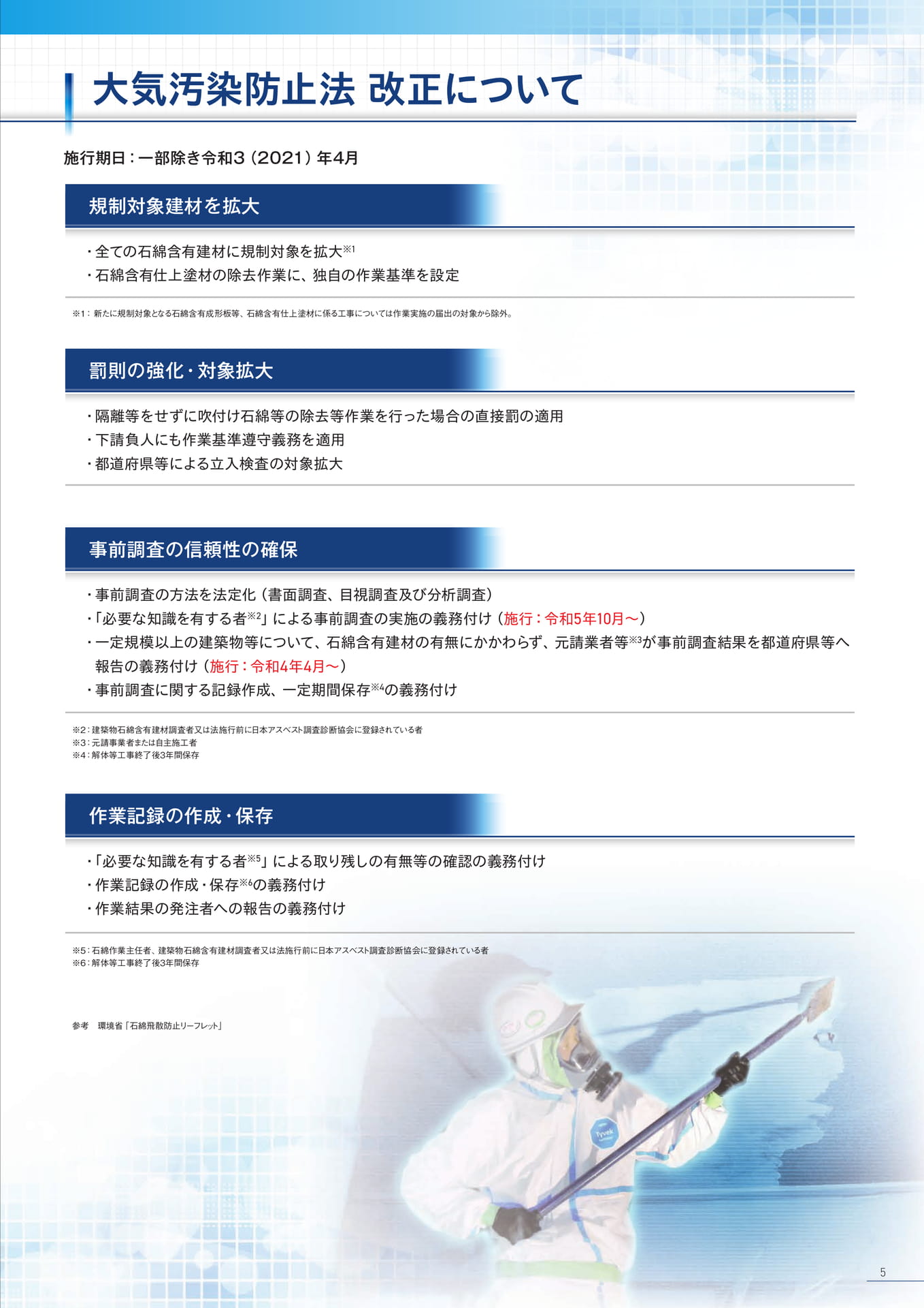 P5:大気汚染防止法改正について(5ページ目)