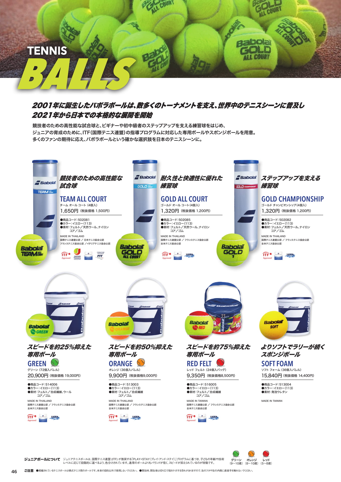 テニスボール(46ページ目)