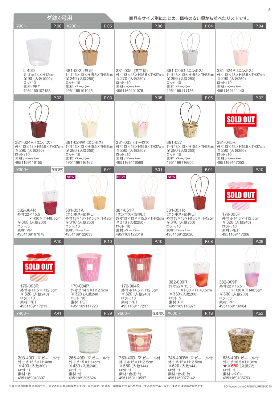 ダ鉢 4号用（7ページ目）