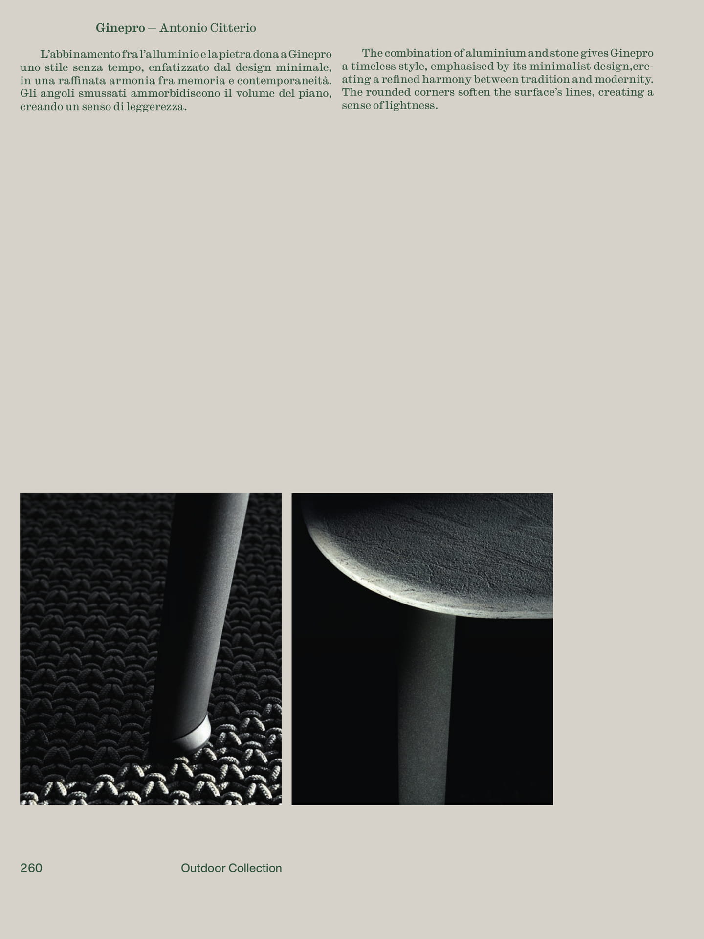 Ginepro - Stile e design（262ページ目）