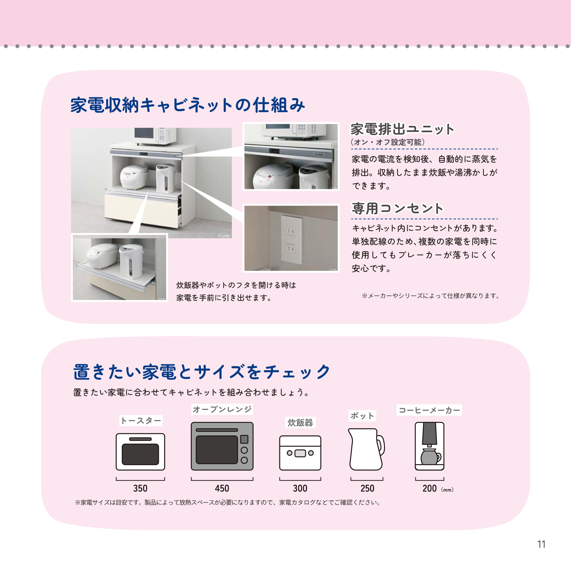 11 家電をたくさん置いて料理のレパートリーを増やしたい（11ページ目）