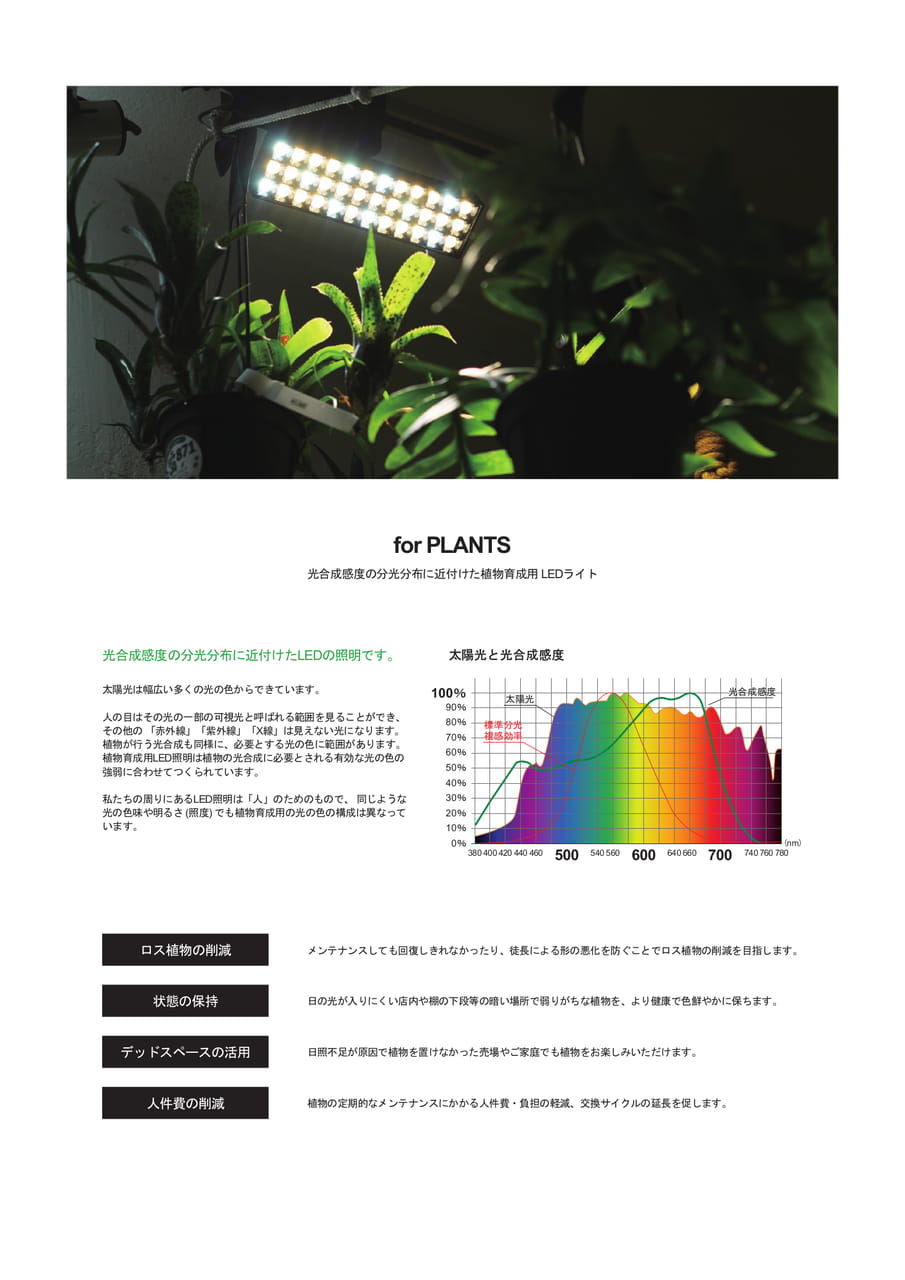 植物育成用 LED ライトについて（34ページ目）