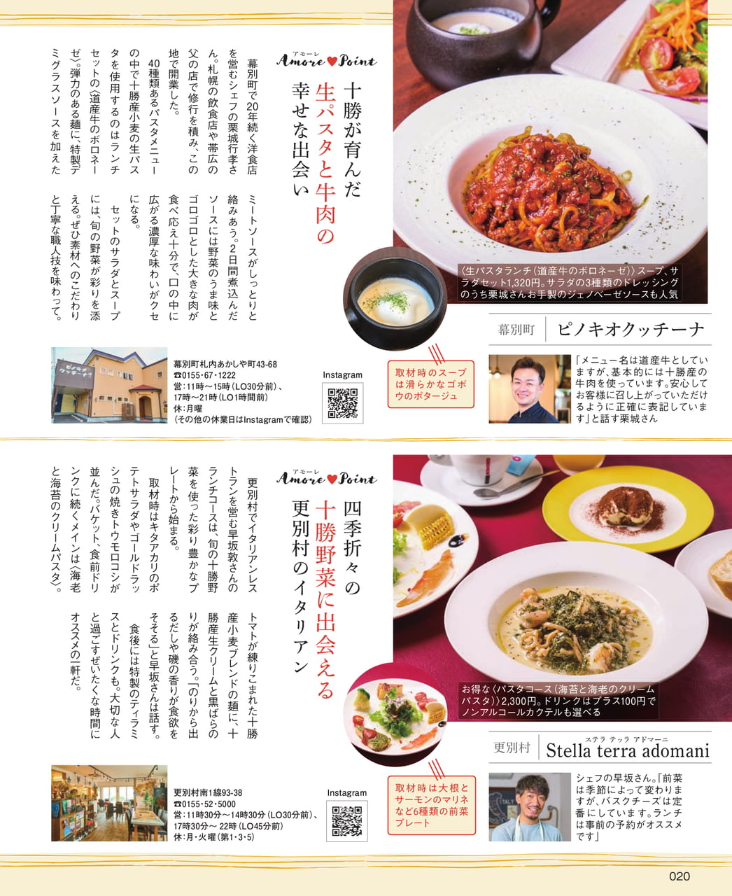 十勝のパスタガイド（20ページ目）