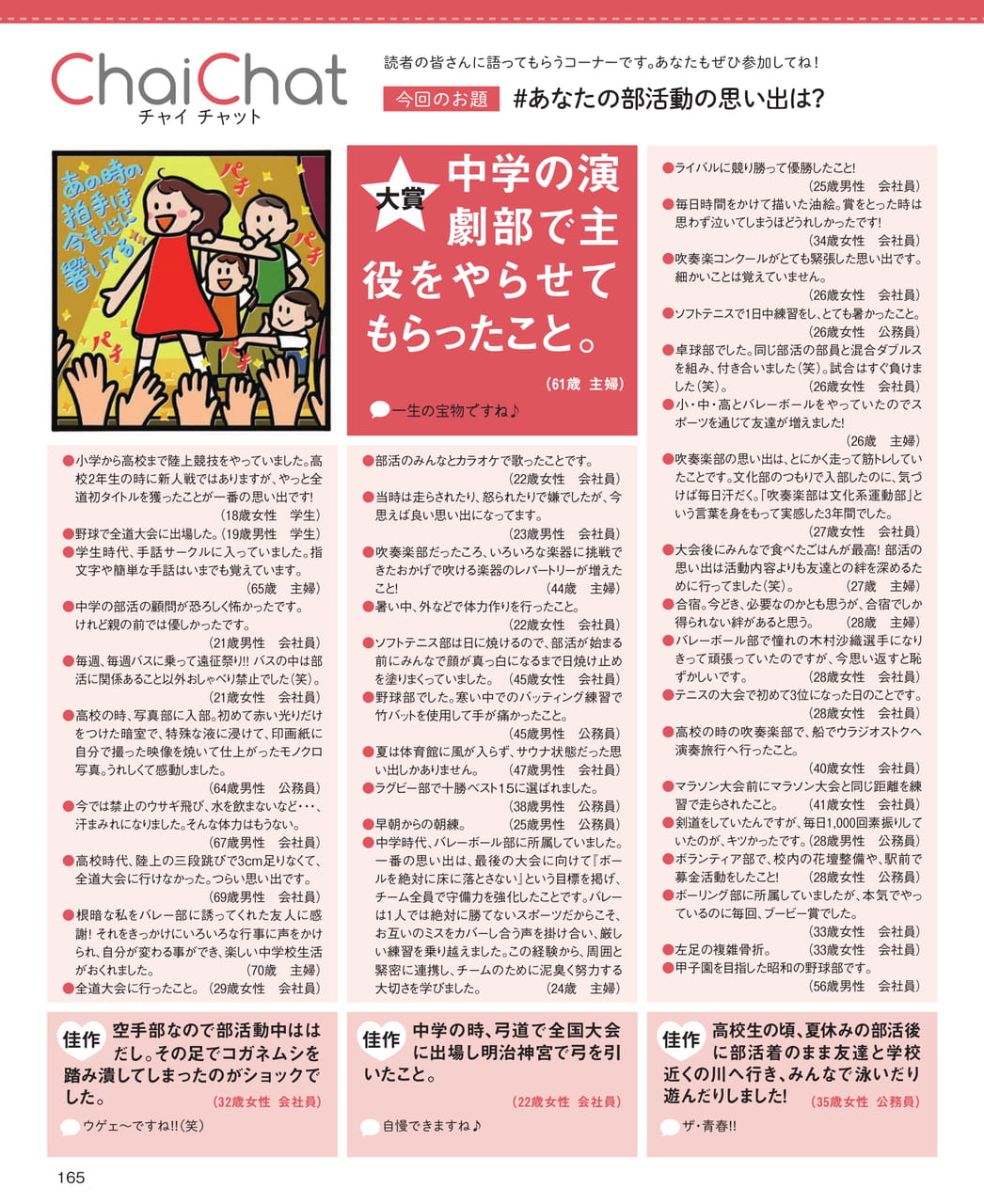 ChaiChat 部活動の思い出（165ページ目）