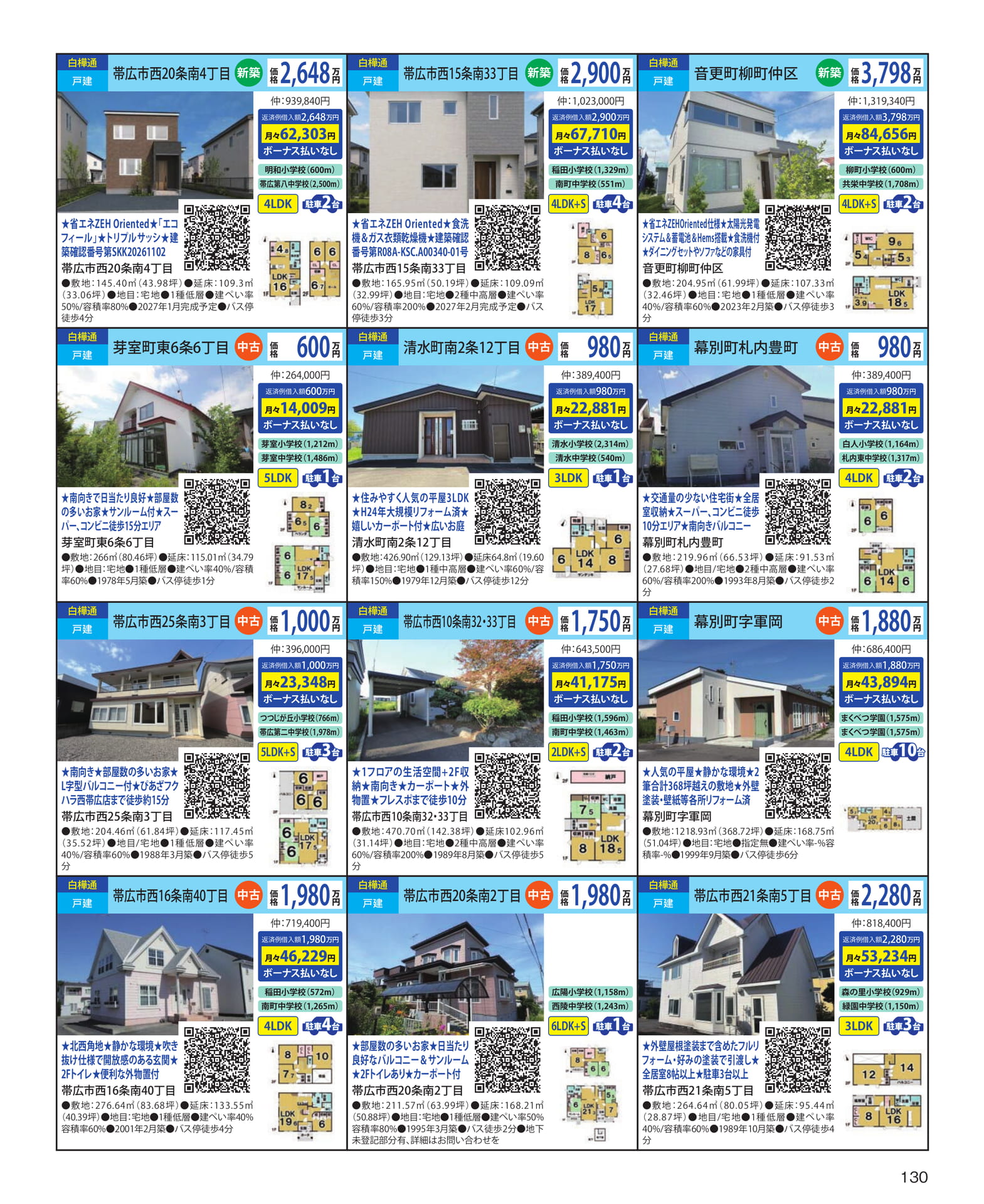 白樺通 新築戸建情報(130ページ目)