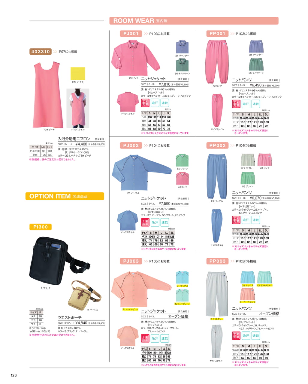 室内着 アイテム（128ページ目）