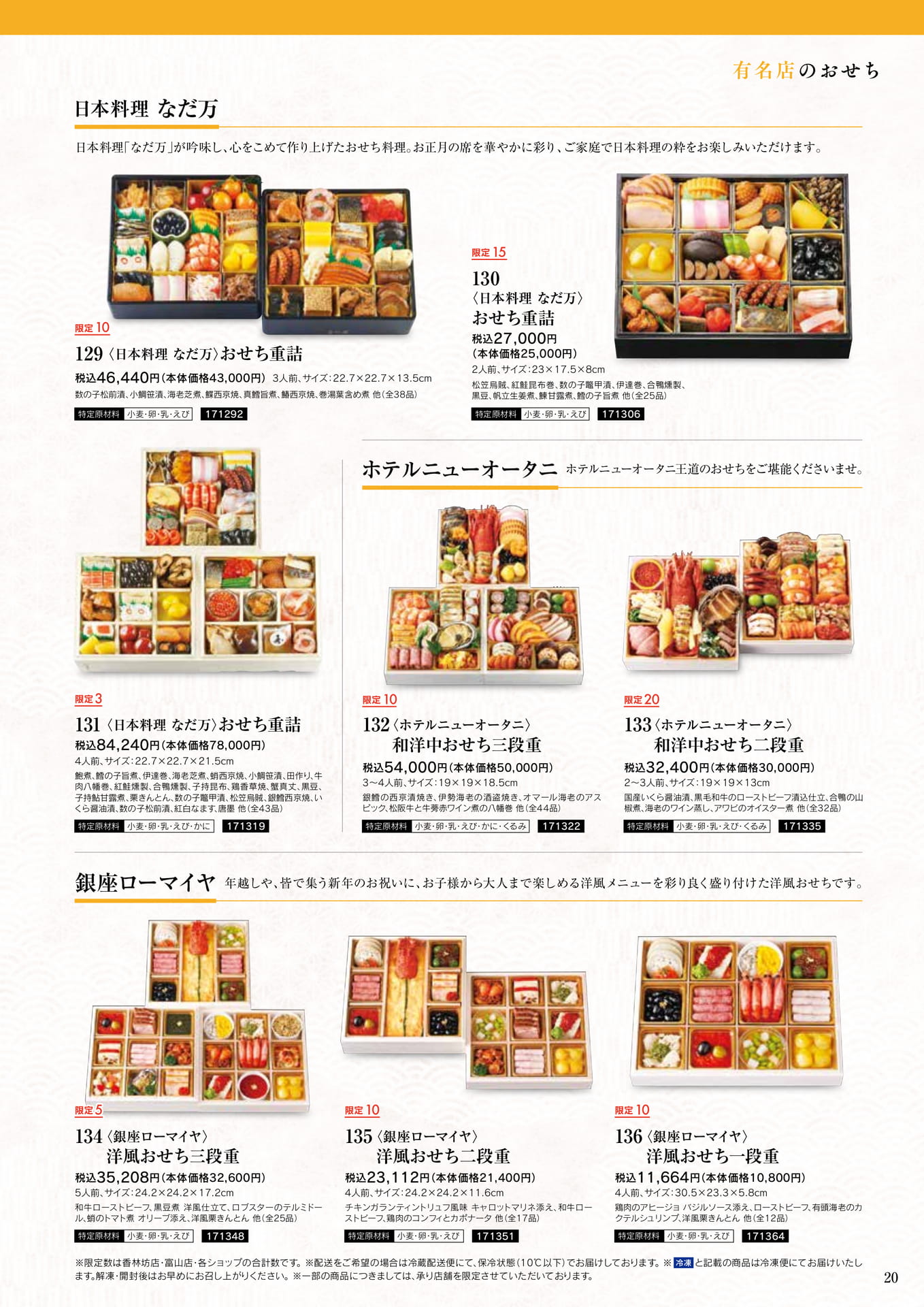 有名店のおせち なだ万・ホテルニューオータニ（21ページ目）