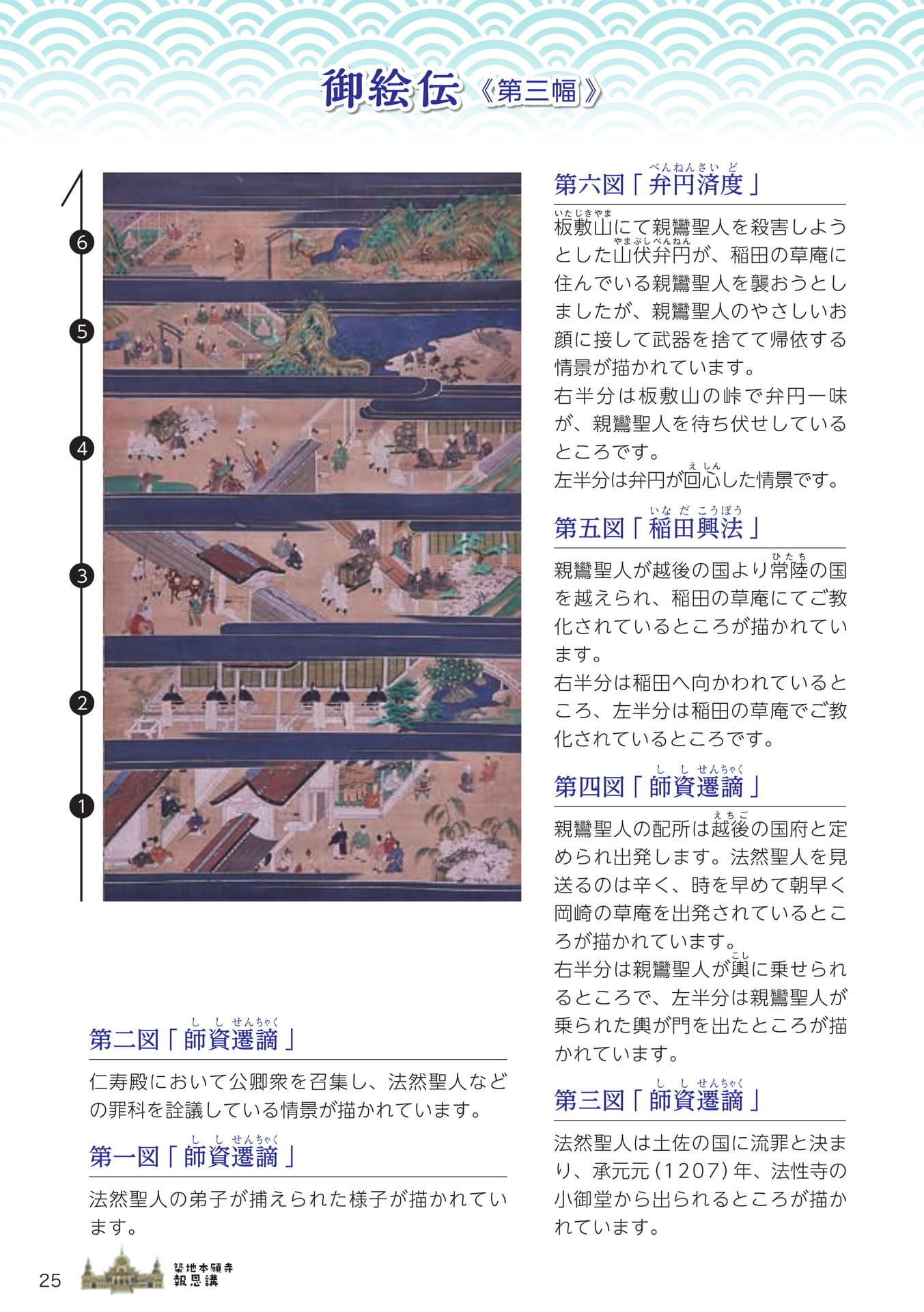 御絵伝 第三幅（25ページ目）