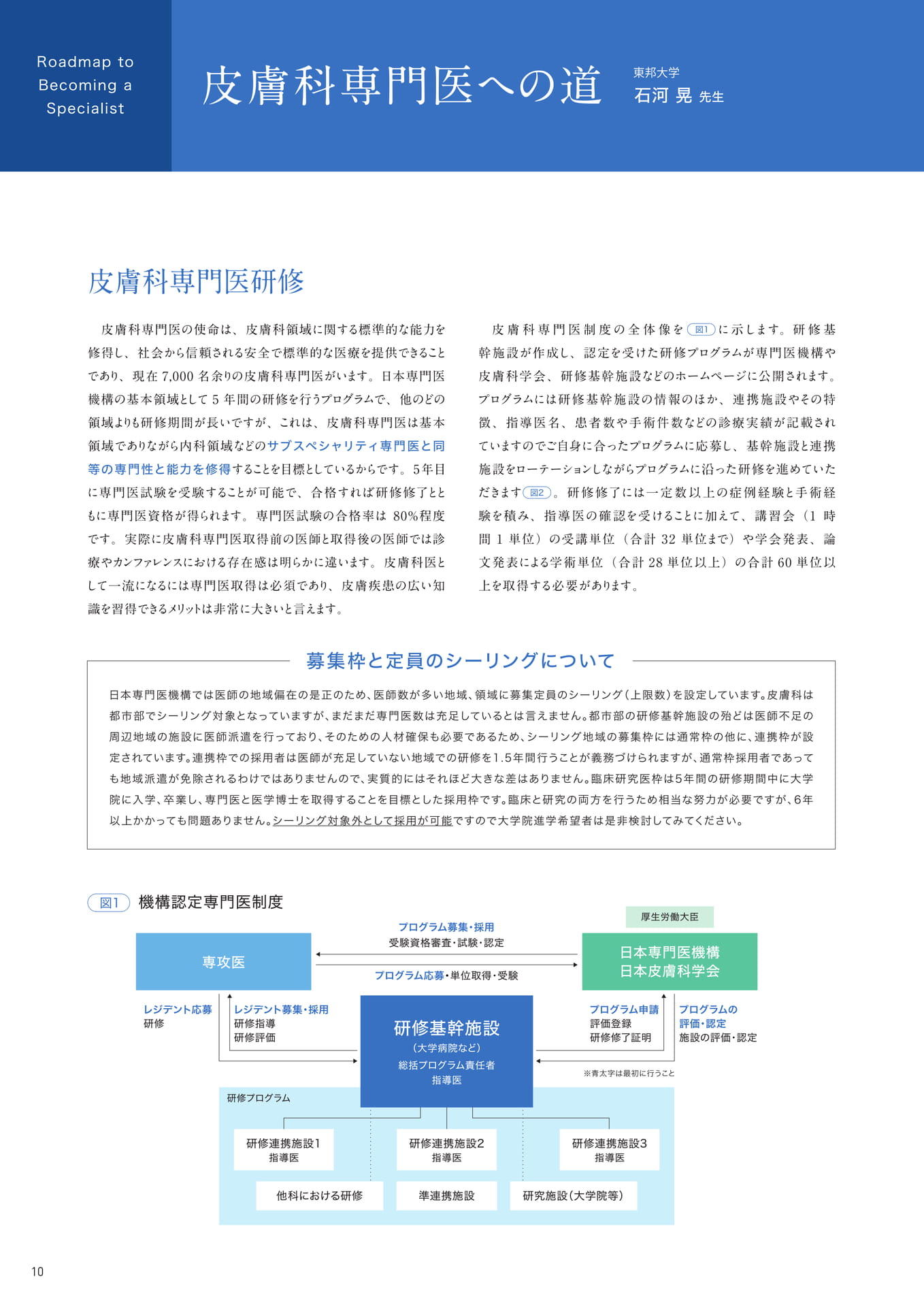 P10　皮膚科専門医への道（10ページ目）