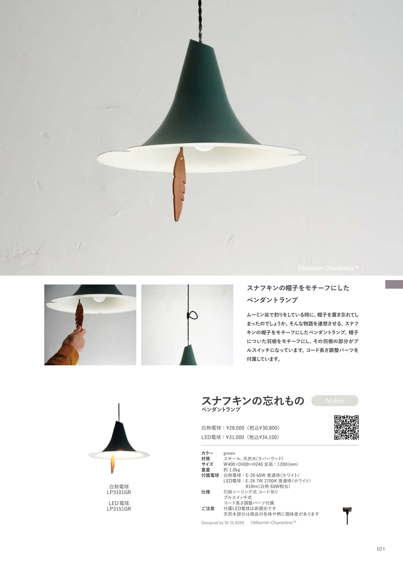 スナフキンの忘れもの pendant lamp(21ページ目)