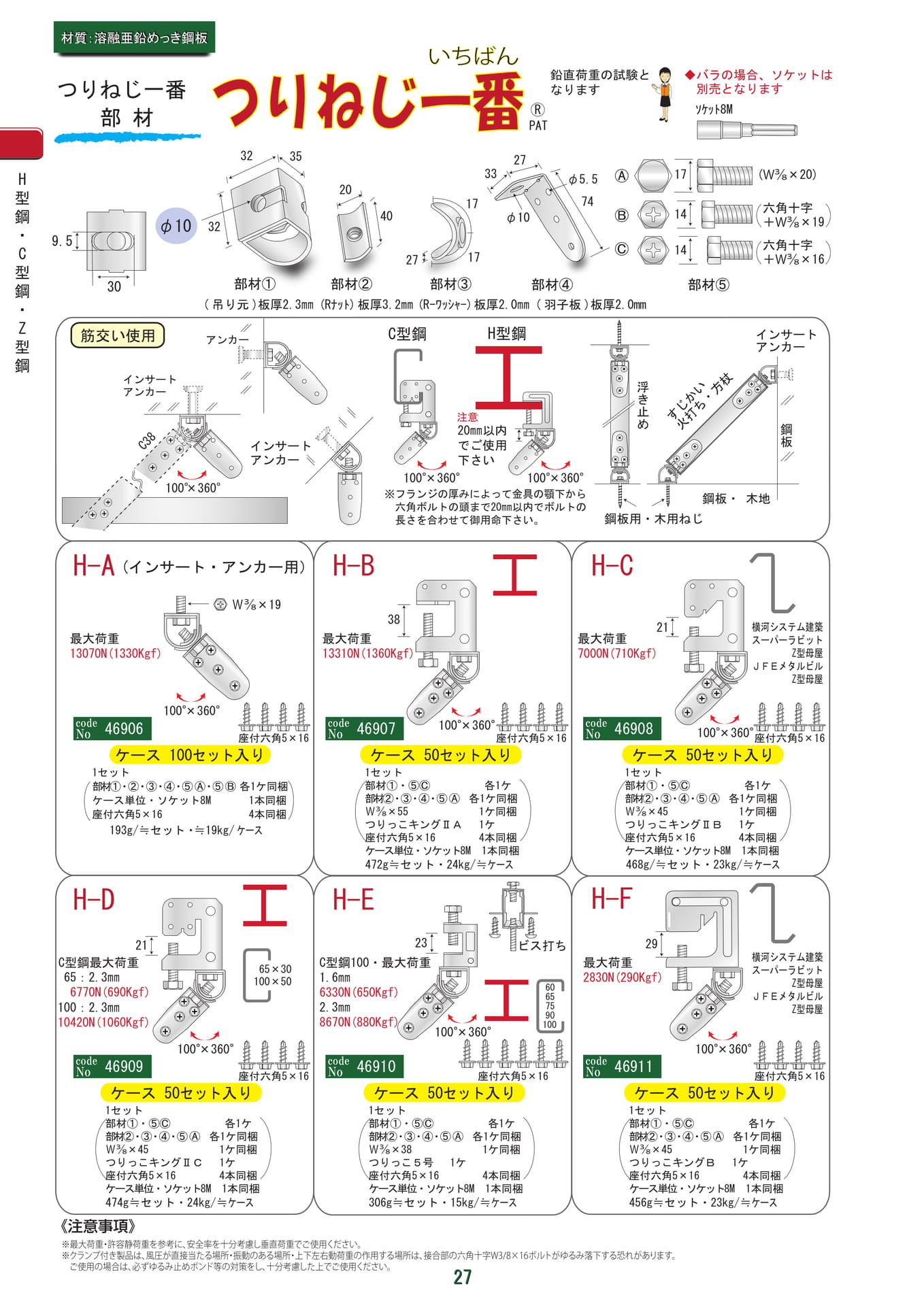 つりねじ一番 H-A〜F（28ページ目）