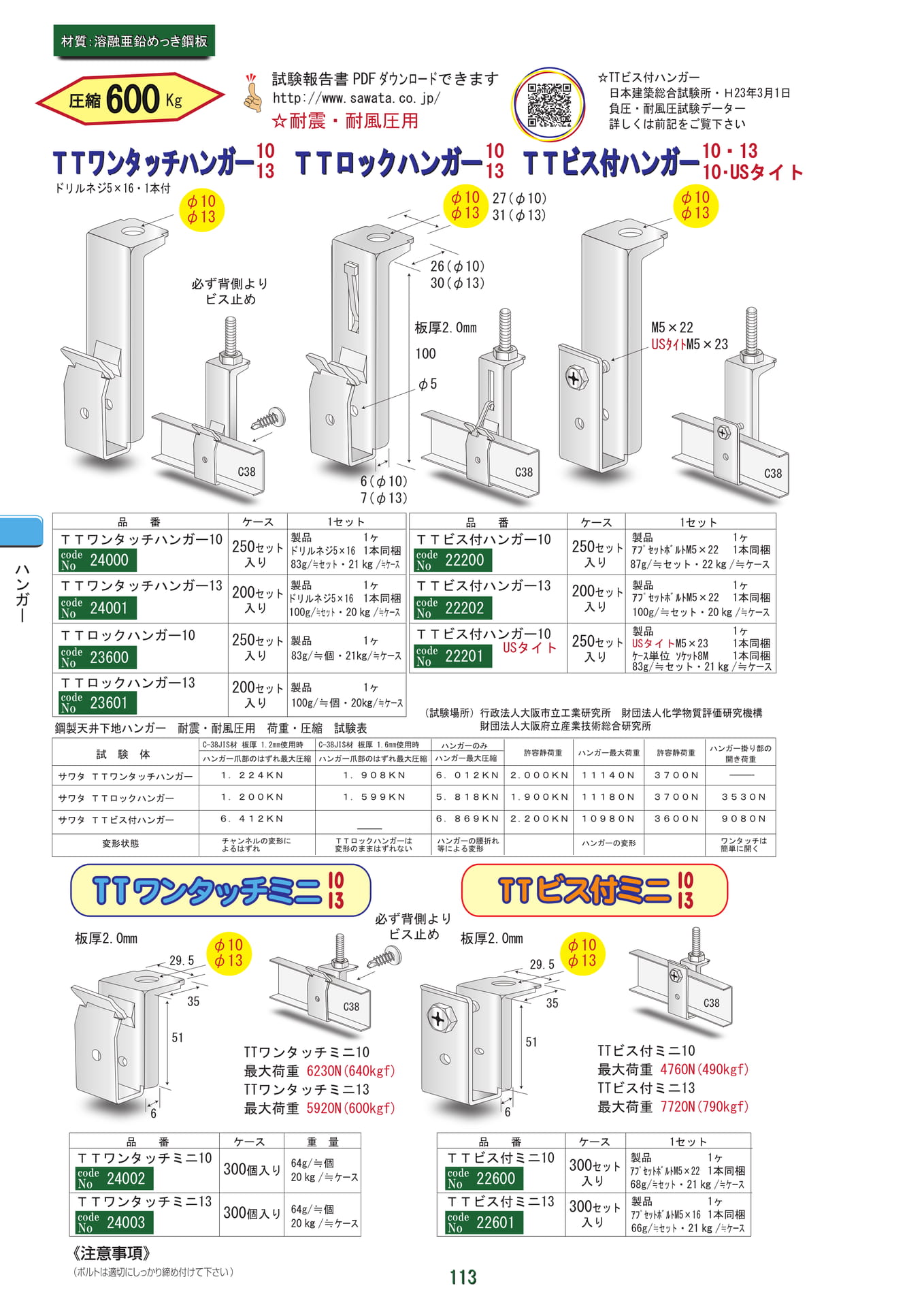 ハンガー各種（114ページ目）