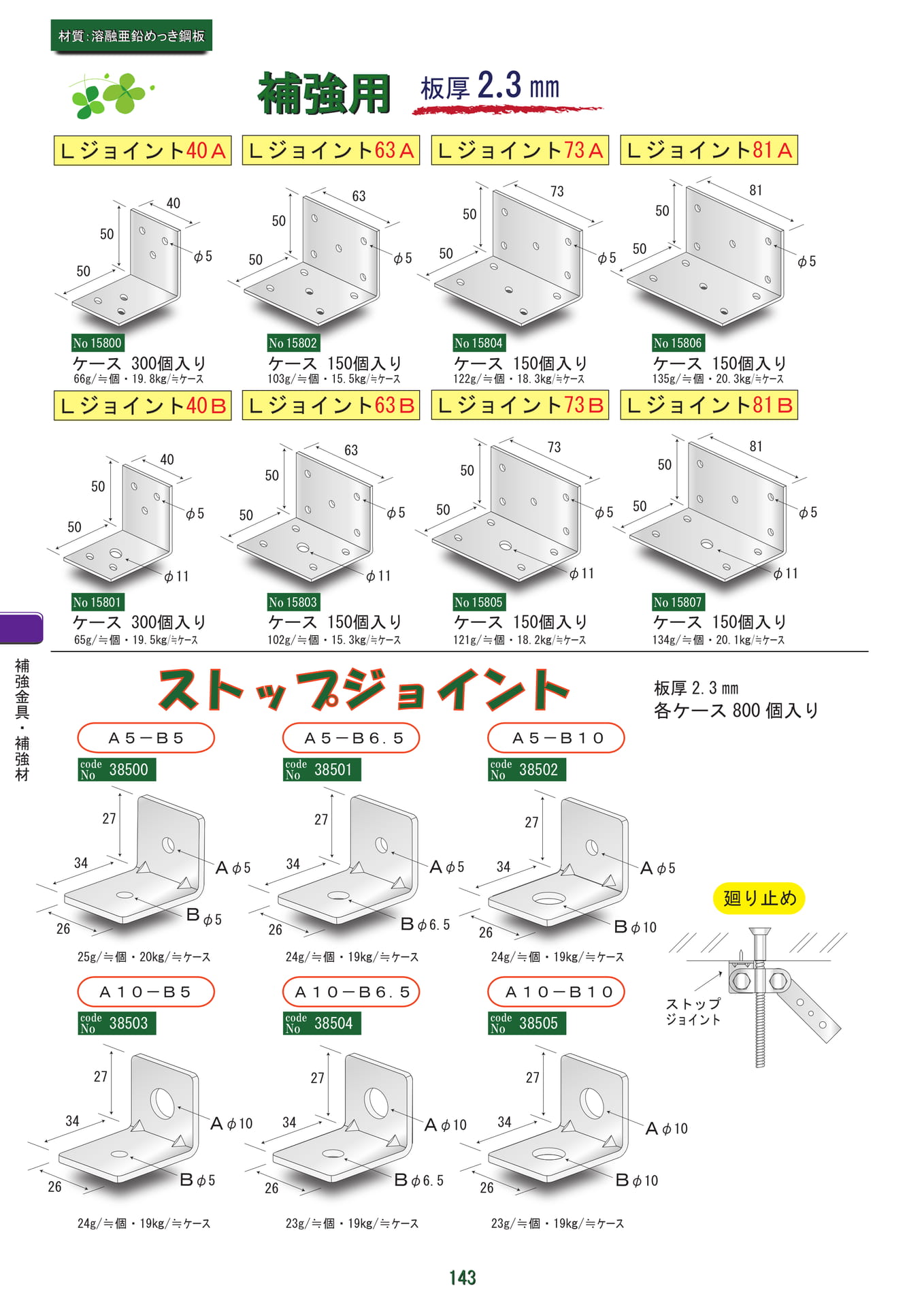 Lジョイント・ストップジョイント（144ページ目）