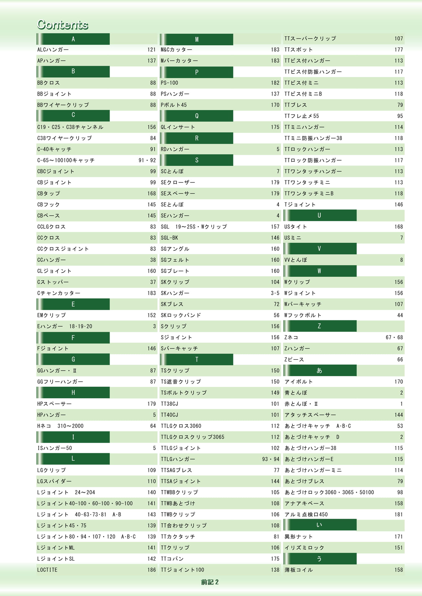 Contents（193ページ目）