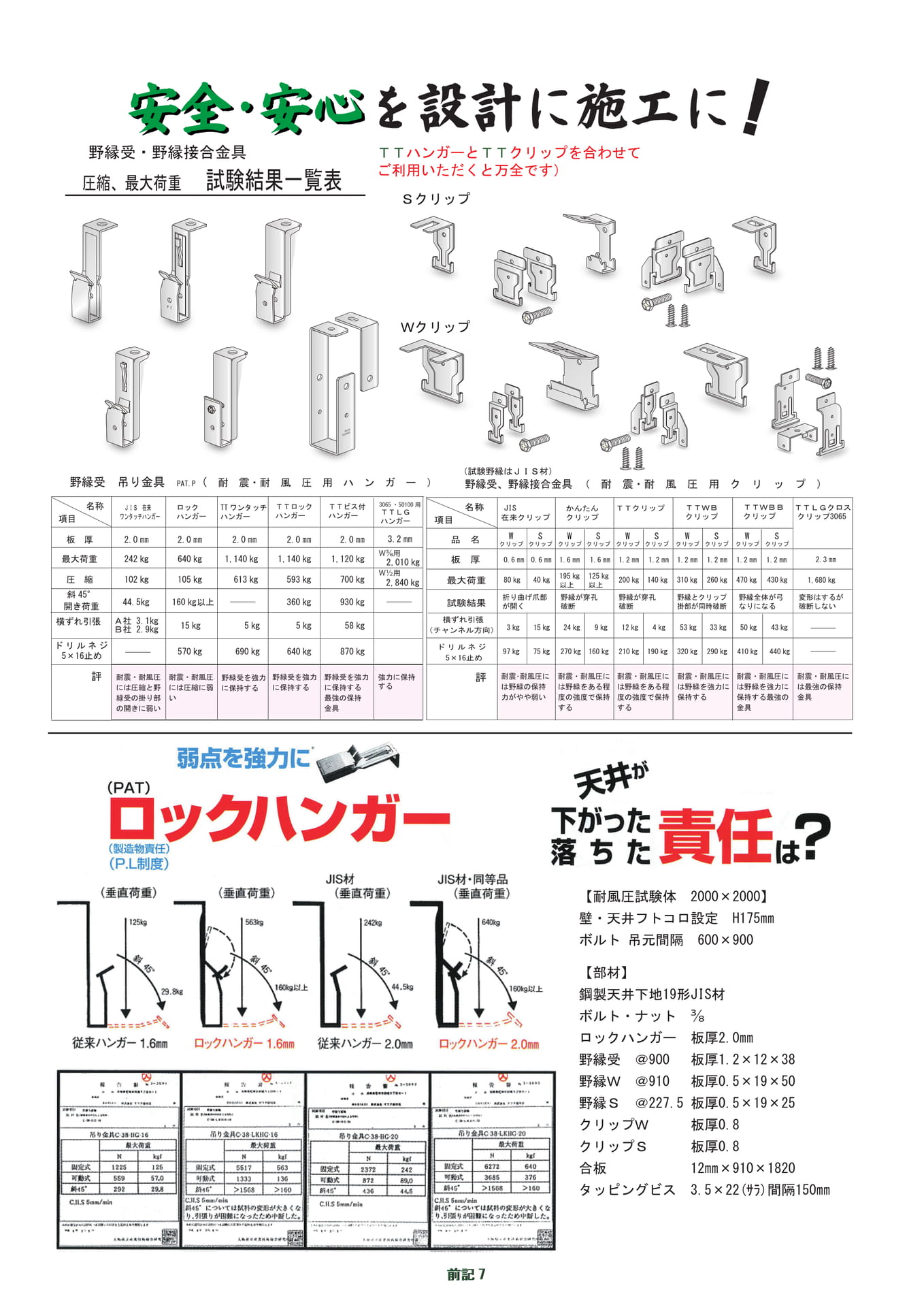 安全・安心を設計に施工に！（198ページ目）